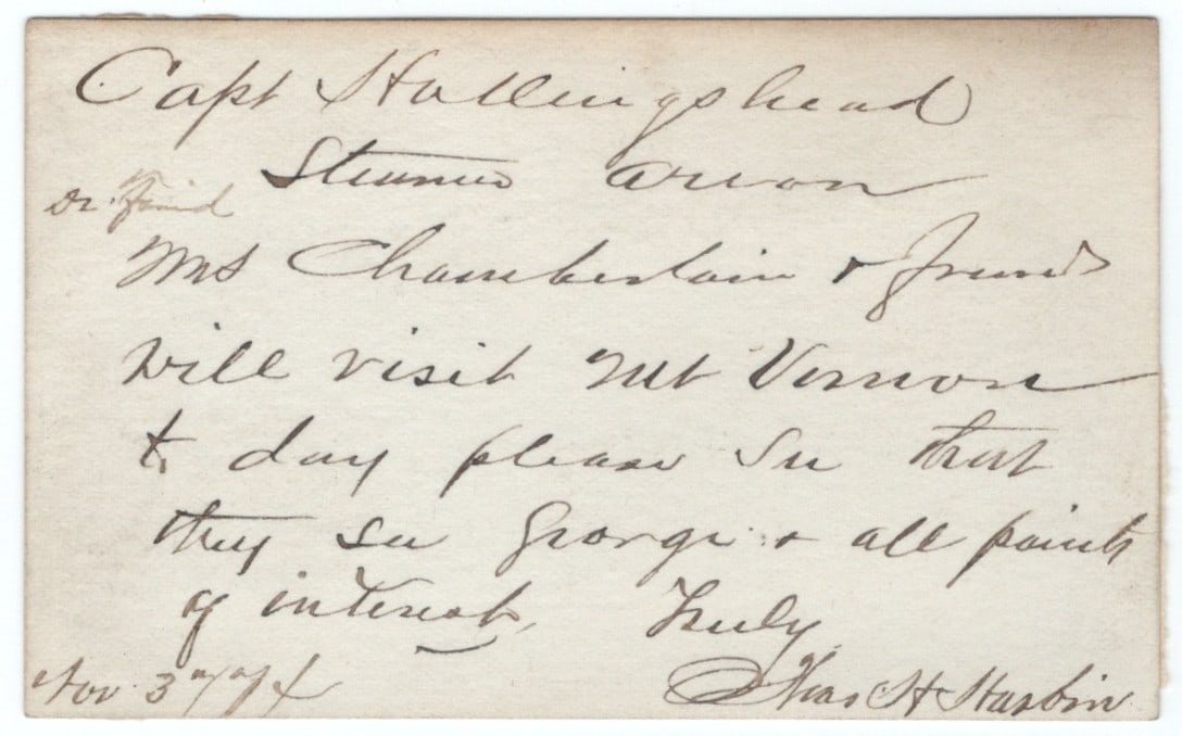 (LINCOLN ASSASSINATION) THOMAS H. HARBIN (1 of 1)