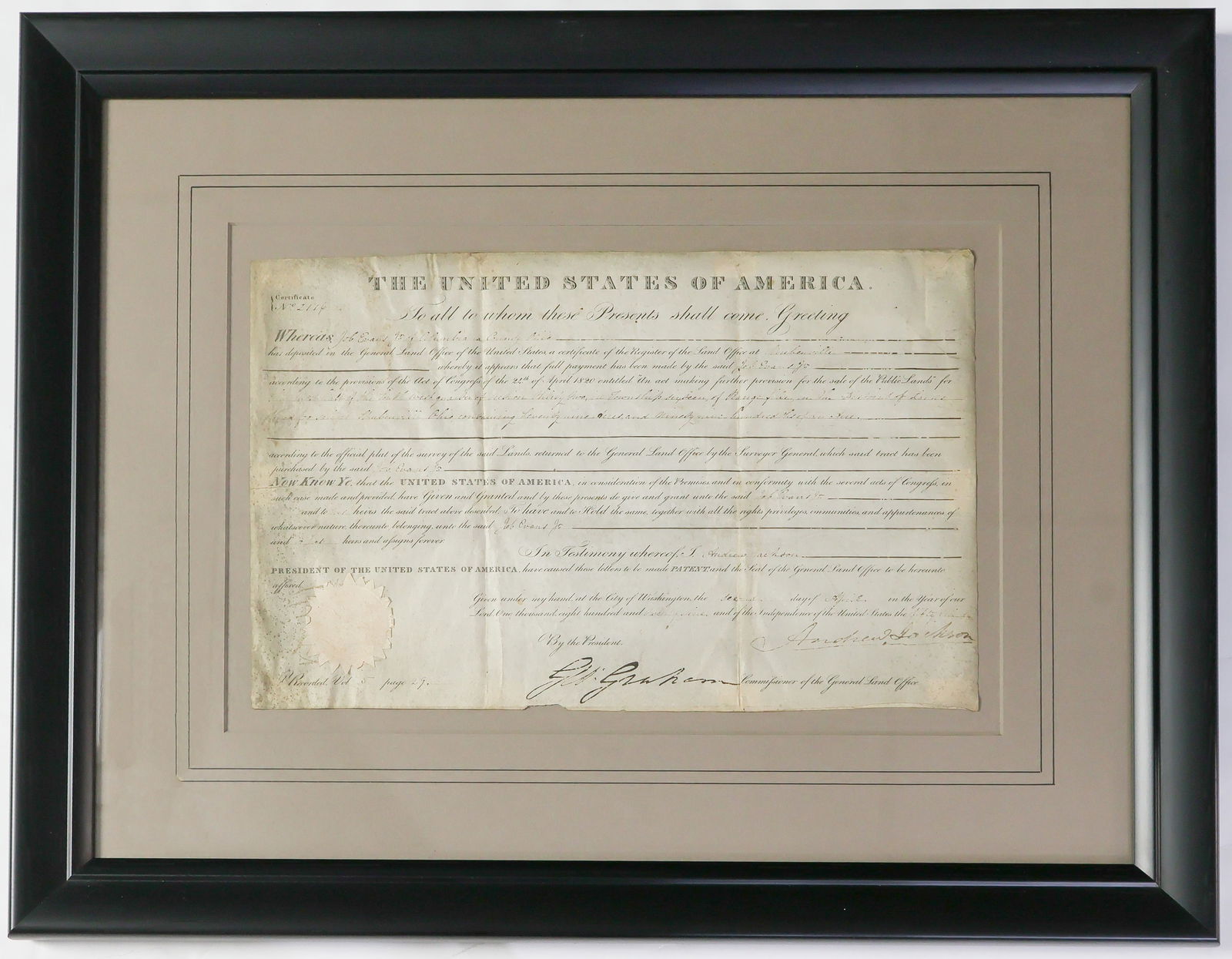 ANDREW JACKSON: (1767 - 1845) Seventh President of the United States, 'Old Hickory' became a national hero for his defense of New Orleans and as president encouraged Western expansion and paid off the national debt.