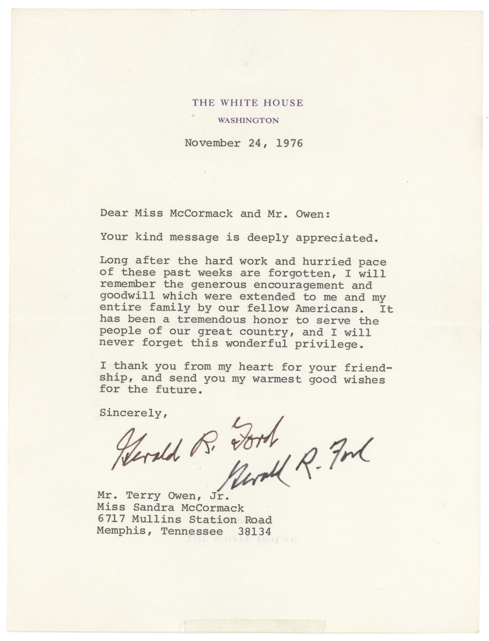 GERALD R. FORD: (1913 - 2006) 38th President of the United States who assumed office upon the resignation of Richard Nixon, who Ford later pardoned for any involvement in the Watergate scandal. Good content T.L.S.
