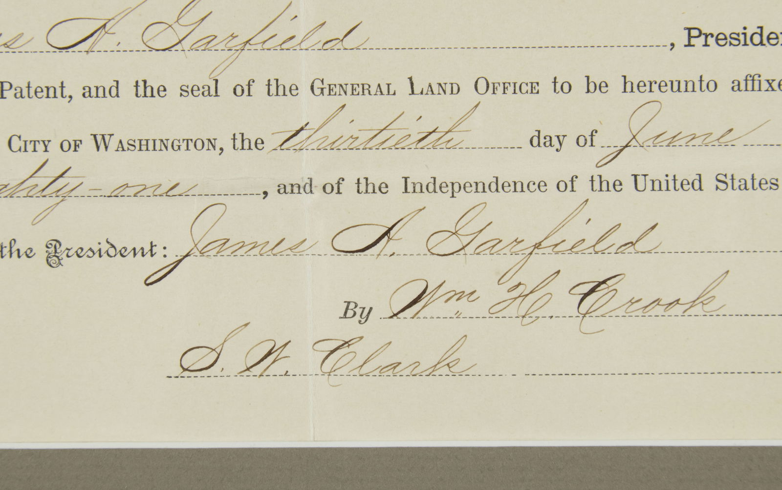 JAMES A. GARFIELD - 3