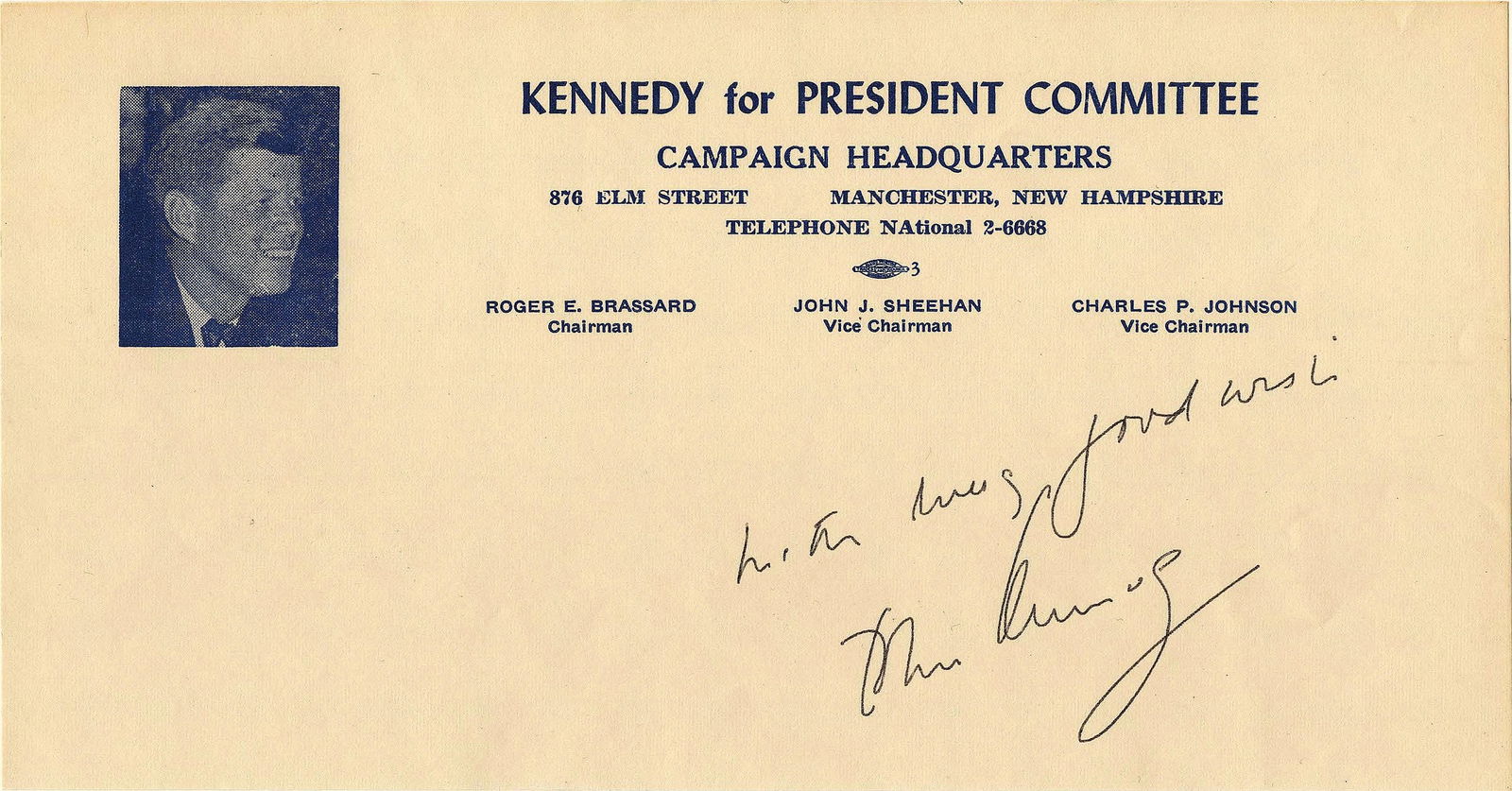JOHN F. KENNEDY: (1917 - 1963) Thirty-fifth President of the United States. Kennedy faced-down the Kruschev during the Cuban Missile Crisis, re-invigorated NASA, and signed the Nuclear Test Ban Treaty. Assassinated