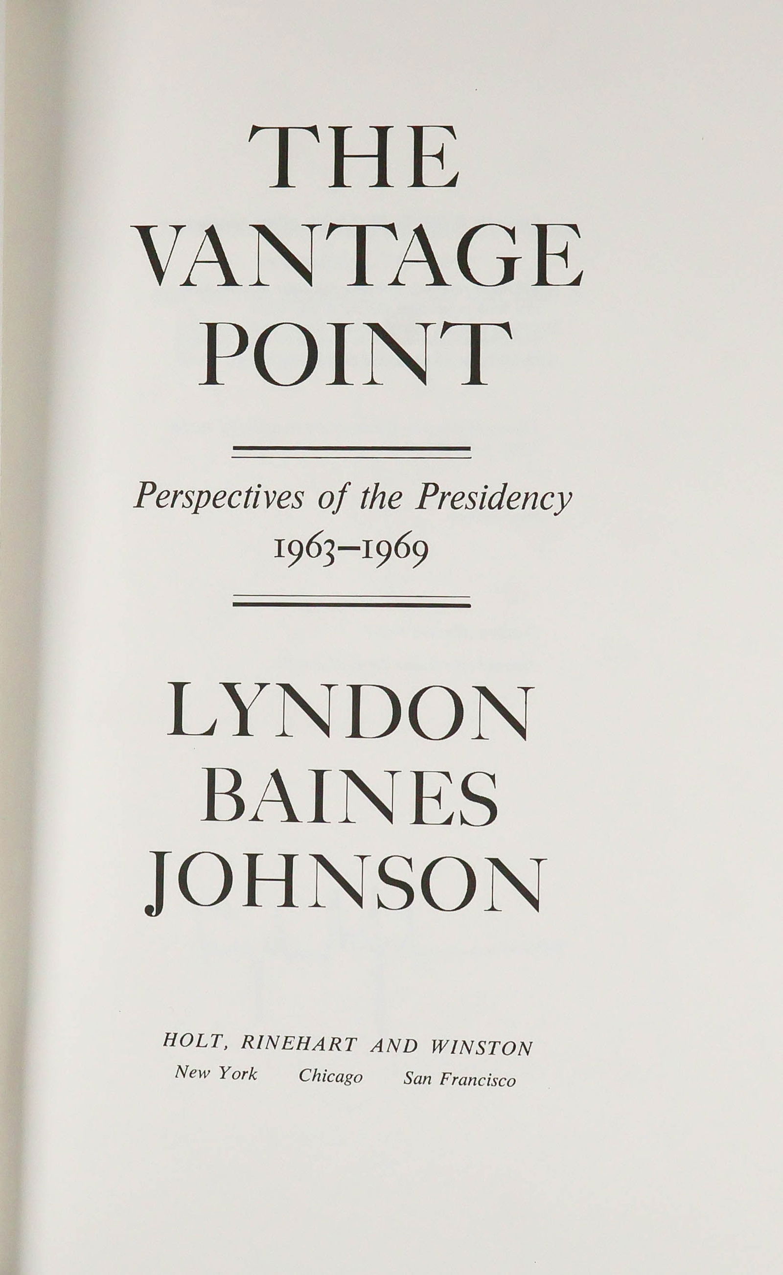 LYNDON B. JOHNSON - 3