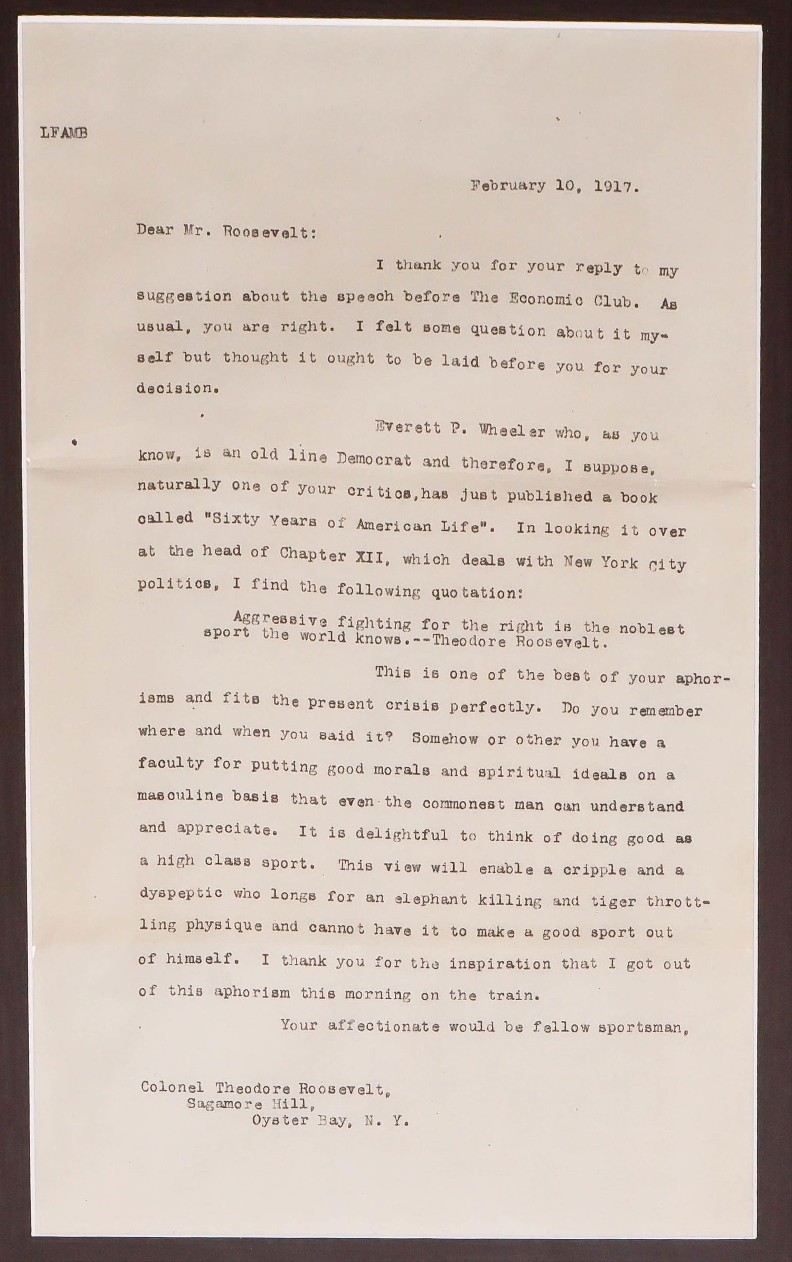 THEODORE ROOSEVELT - 4