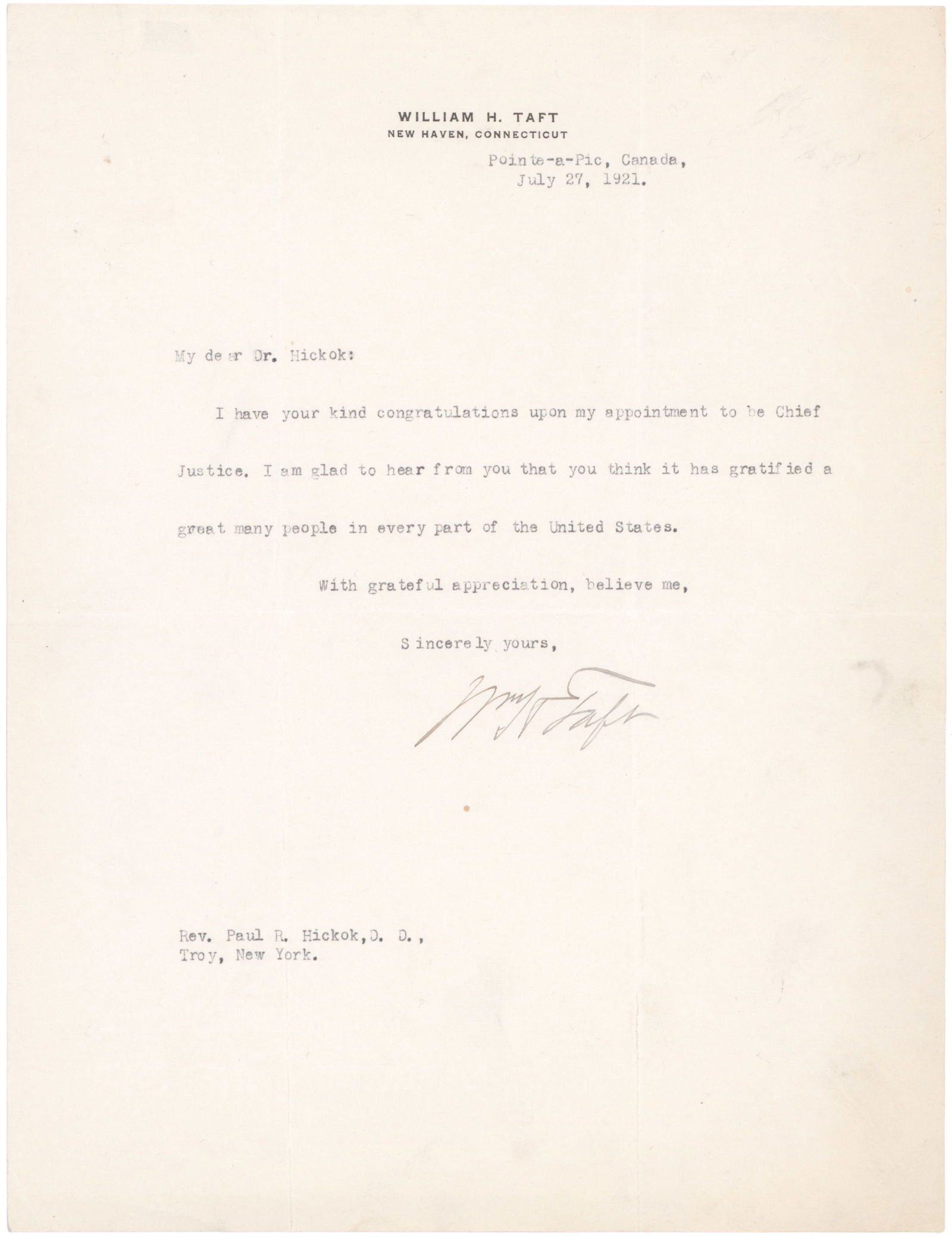 WILLIAM H. TAFT (1 of 2)