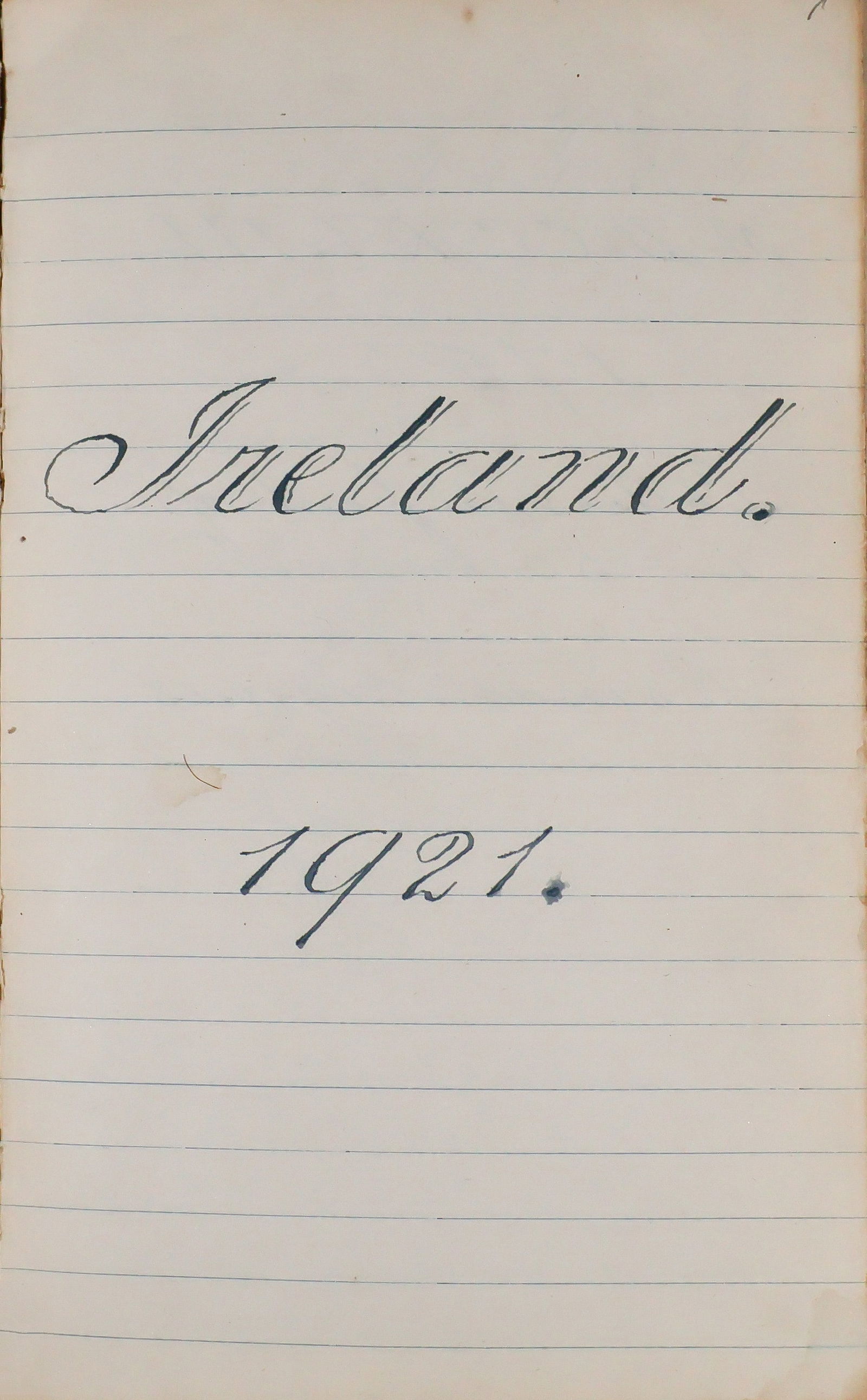 'TROUBLES IN ULSTER' 1921 IRISH DIARY: Fine content diary written during 'The Troubles in Ulster' of the 1920s, a period of conflict in the Irish province of Ulster, from June 1920 until June 1922, during and after the Irish War of