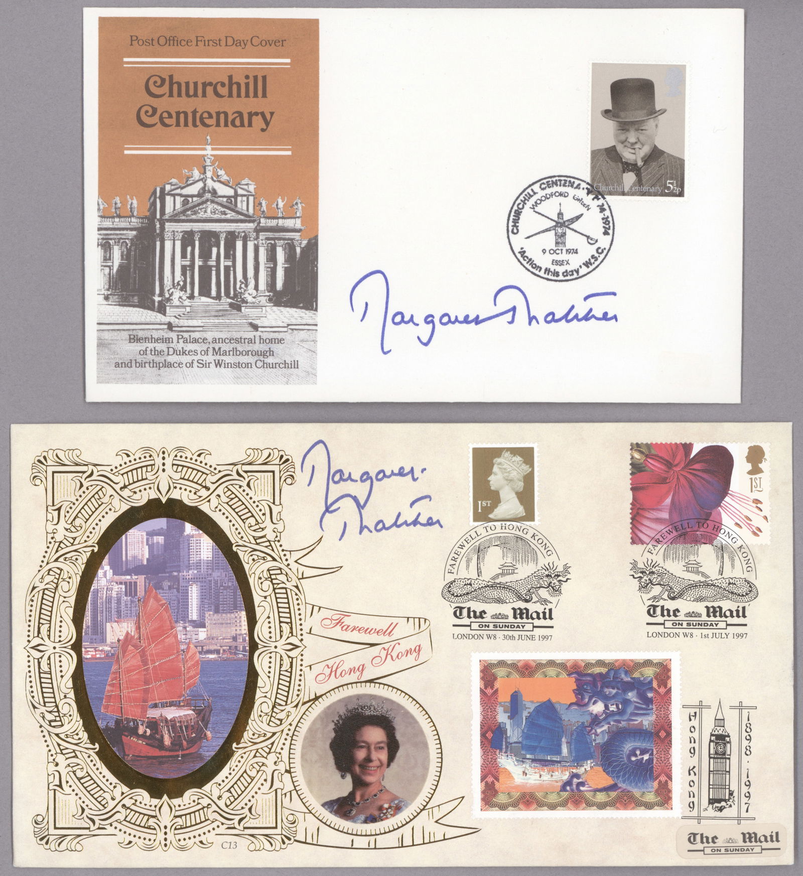 MARGARET THATCHER: (1925 - 2013) first female Prime Minister of Great Britain, serving from 1975-1990. Thatcher was dubbed ‘The Iron Lady’ for her commitment to uncompromising politics and leadership style.