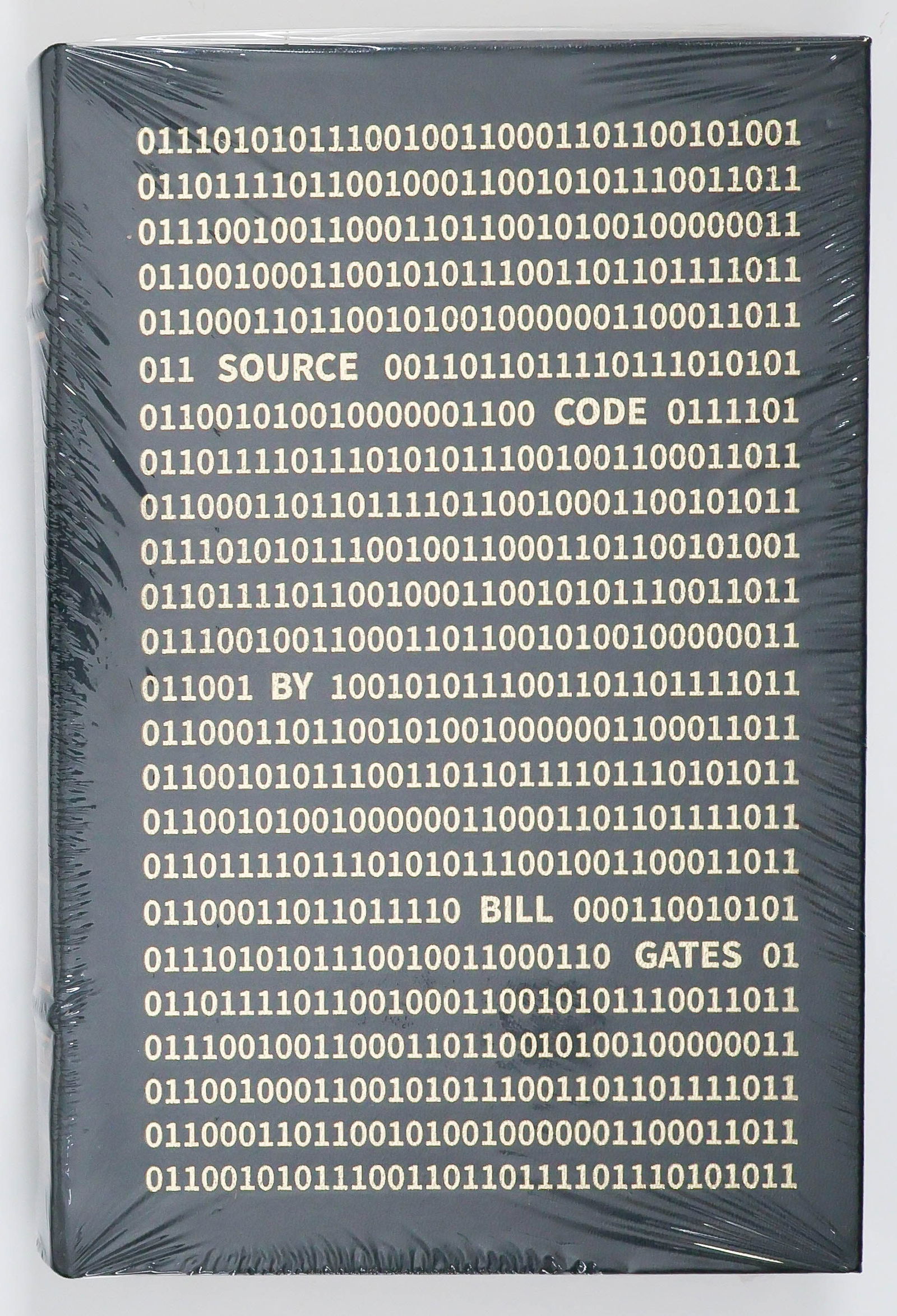 BILL GATES: (b. 1955) Zillionaire founder and largest stockholder of computer software giant, Microsoft. His book 'Source Code' (Norwalk: Easton Press), 336pp. 6 1/8 x 9 1/4 in. Gates' autobiography, boldly signe