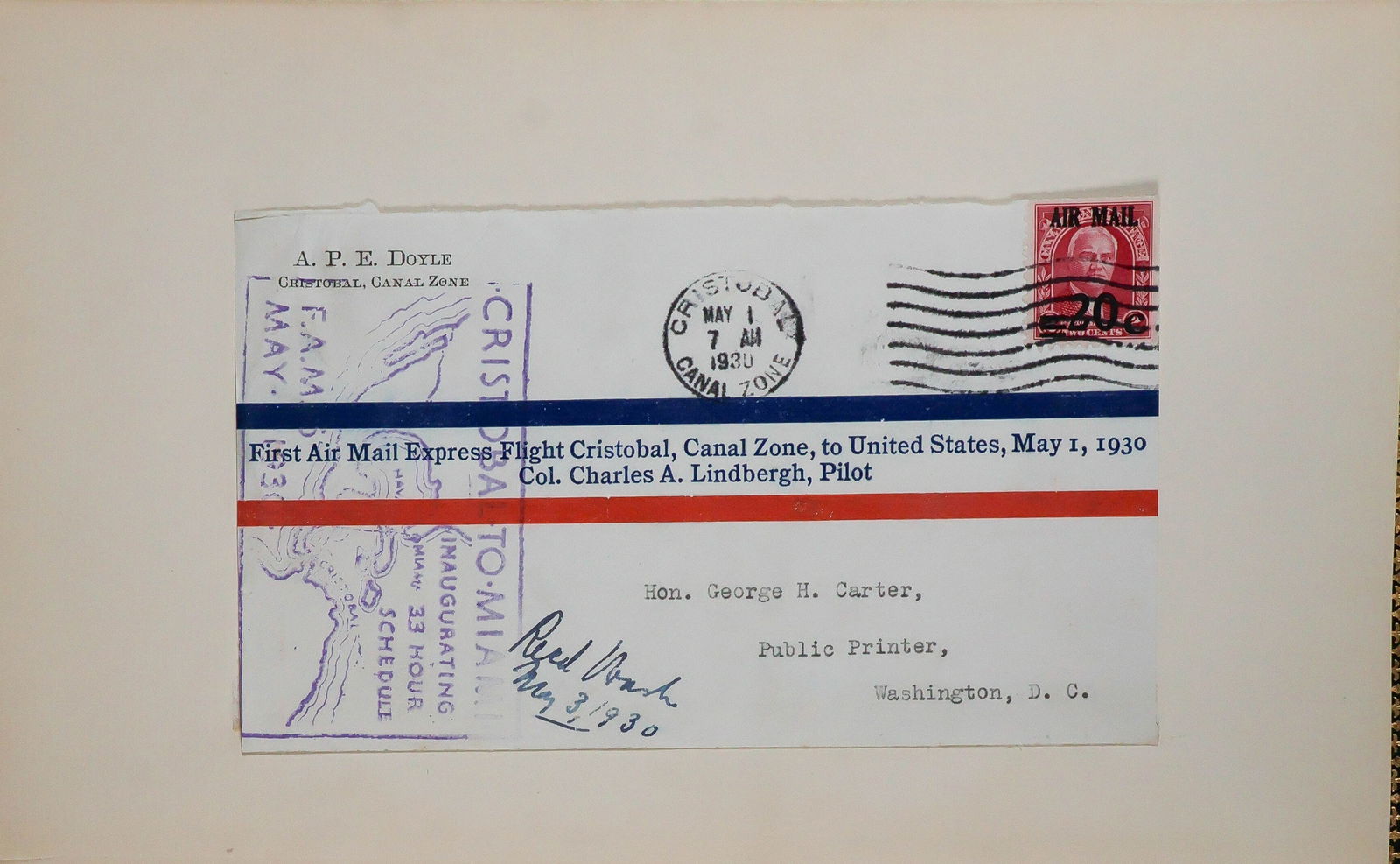 CHARLES A. LINDBERGH - 6