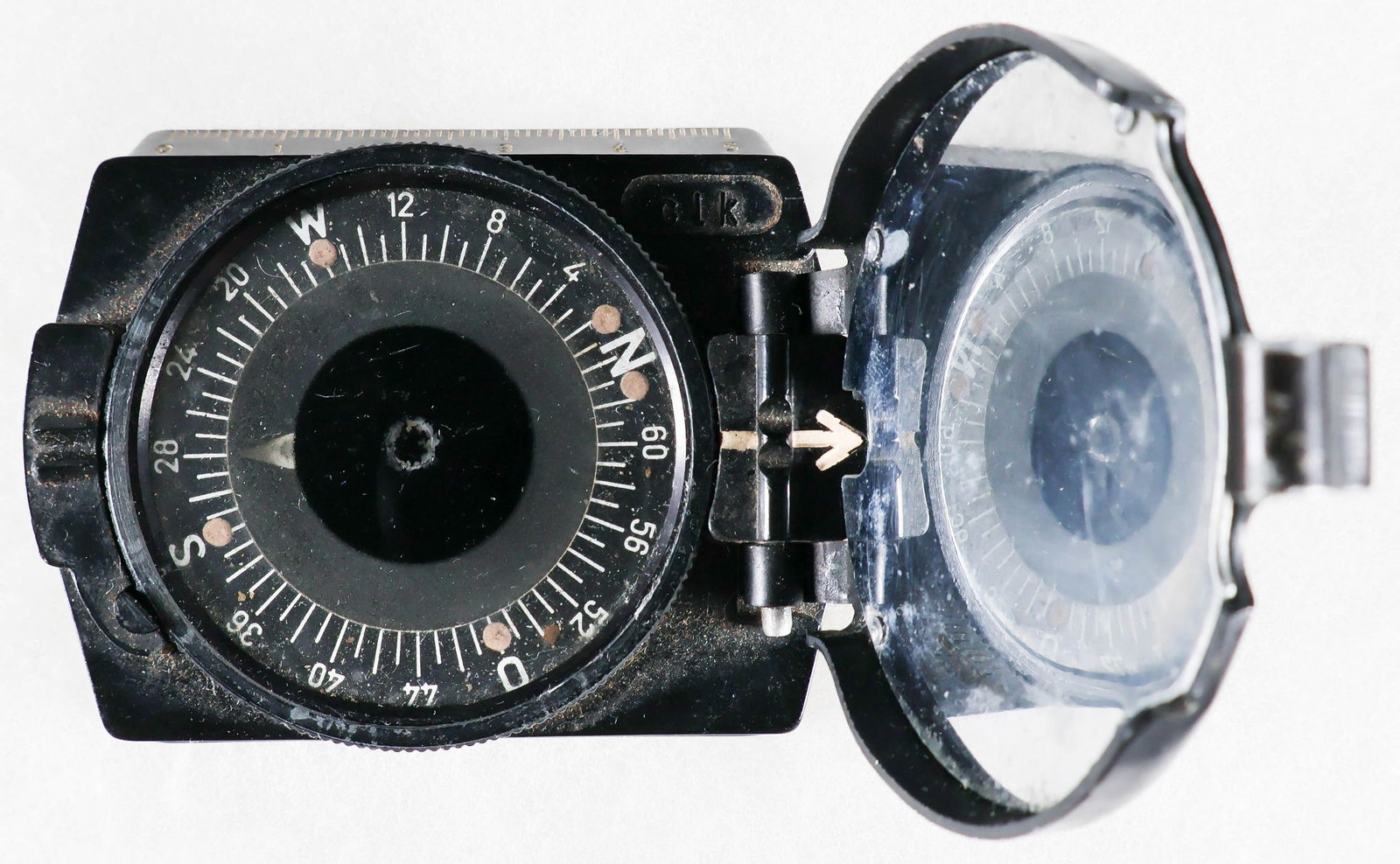 GEN. FRANZ HALDER'S ARMY-ISSUE FIELD COMPASS: FRANZ HALDER (1884–1972), German general and the chief of staff of the OKH. Halder directed the planning and implementation of Operation Barbarossa, the 1941 invasion of the Soviet Union. He