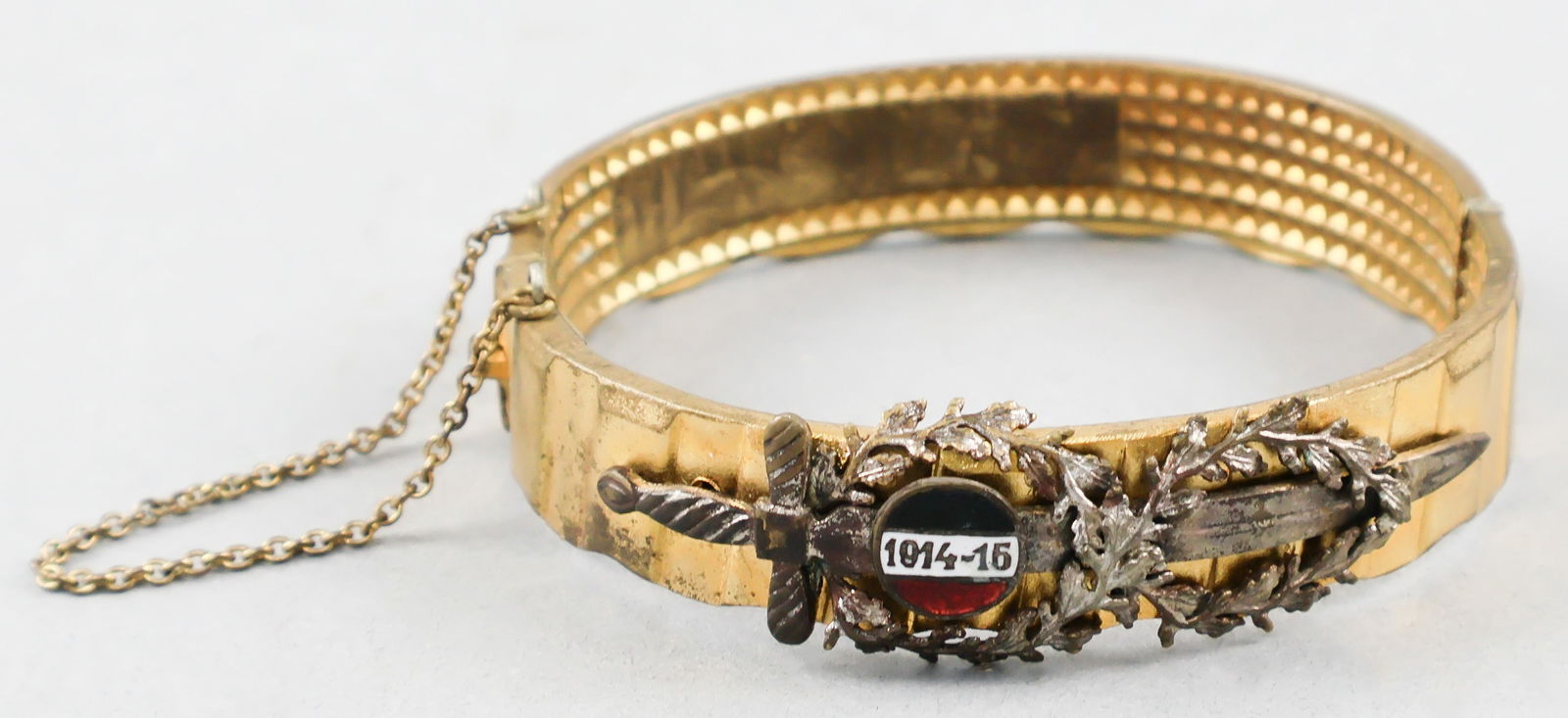 GEN. FRANZ HALDER'S IRON CROSS BRACELET: FRANZ HALDER (1884–1972) German general and the chief of staff of the Army High Command (OKH) from 1938-1942. He directed the planning and implementation of Operation Barbarossa, the 1941 invasi