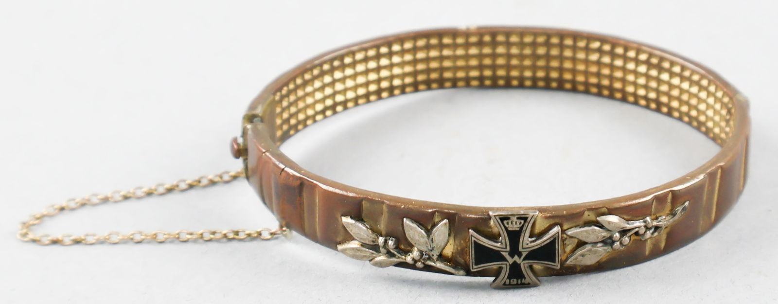 GEN. FRANZ HALDER'S IRON CROSS BRACELET: FRANZ HALDER (1884–1972) German general and the chief of staff of the Army High Command (OKH) from 1938-1942. He directed the planning and implementation of Operation Barbarossa, the 1941 invasi