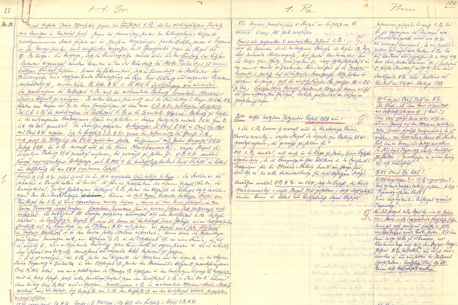 FRANZ HALDER’S WAR DIARY ENTRIES ON OPERATION ‘WINTERSPORT’ (II), FH88c (1 of 12)
