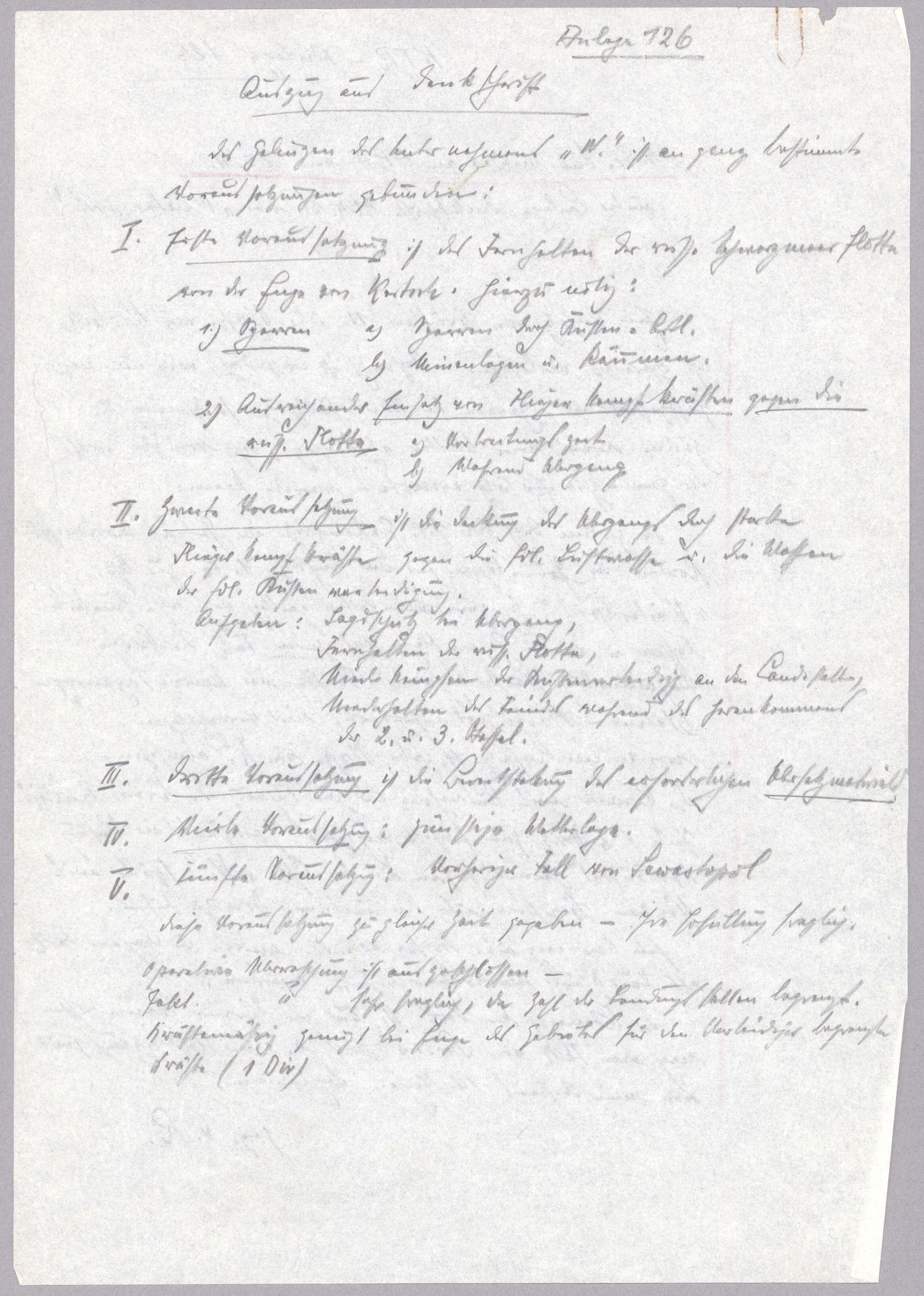 WALTHER VON REICHENAU ORDERS SENT TO HALDER ON 'OPERATION WINTERSPORT' (1 of 2)