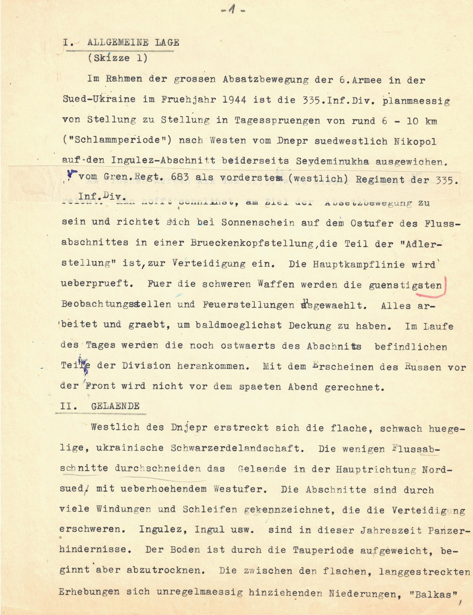 FRANZ HALDER’S DRAFT ANALYSIS OF THE COLLAPSE OF GERMAN FORCES IN UKRAINE (1 of 3)