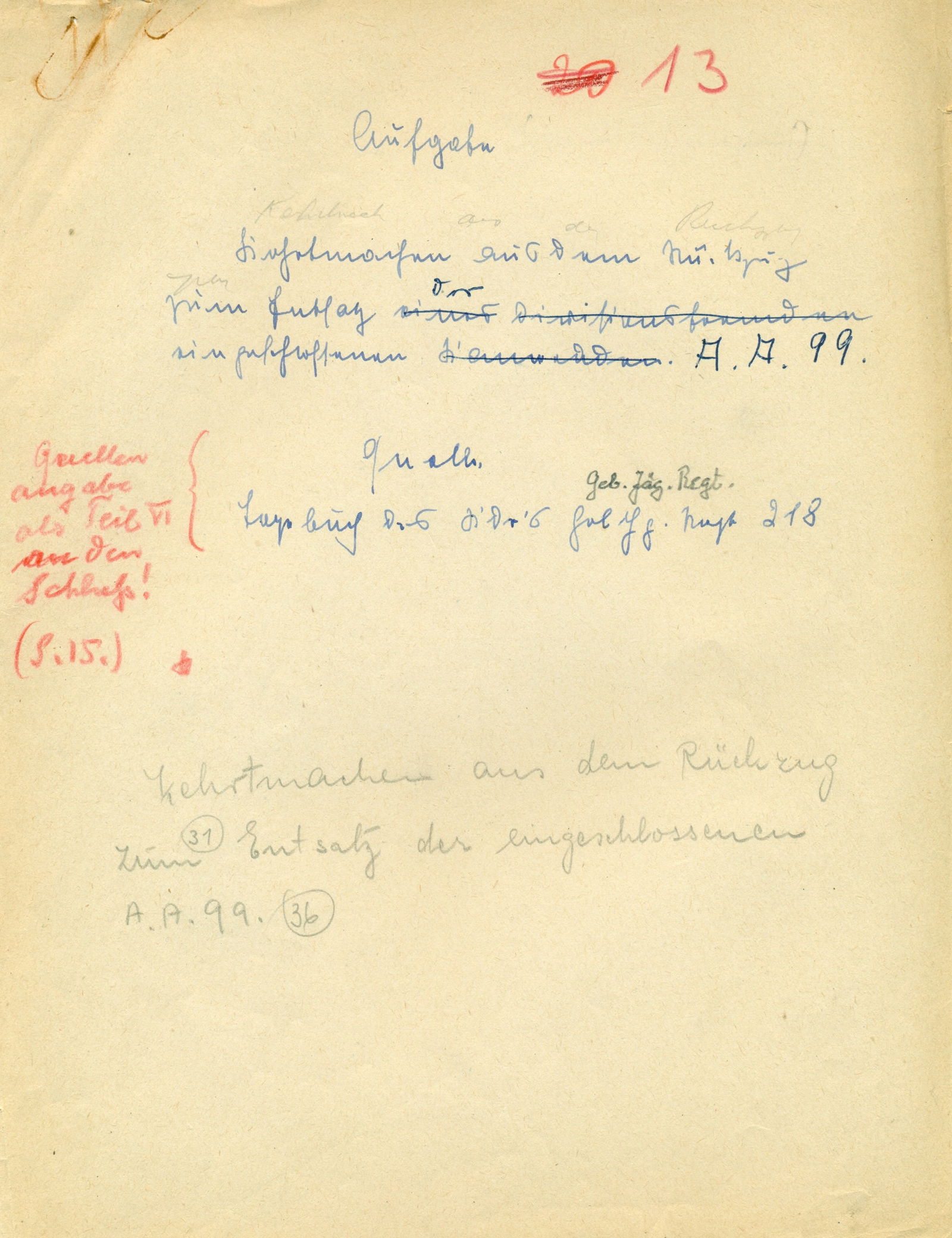 FRANZ HALDER’S DRAFT ANALYSIS OF THE LAPLAND WAR (1 of 17)
