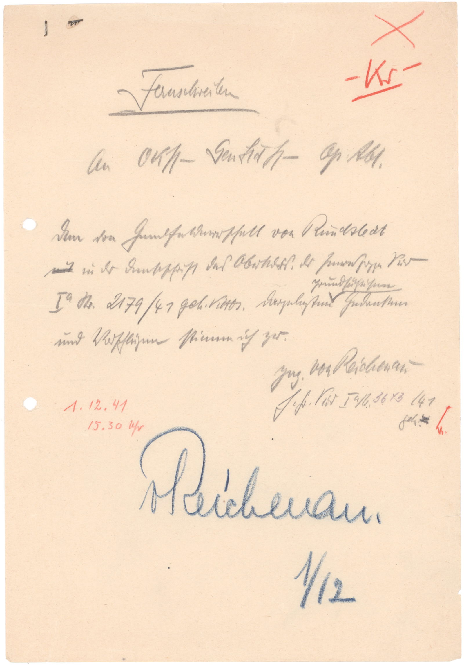 WALTER VON REICHENAU (1 of 5)