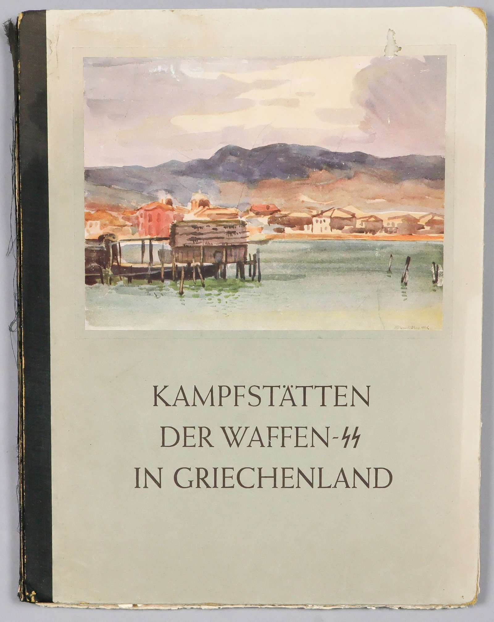 HEINRICH HIMMLER BOOK INSCRIBED TO KARL FIEHLER: (1900 - 1945) Hitler's Chief of the Gestapo placed in charge of security and responsible for the construction and operation of extermination camps. He chose suicide rather than face a hangman's noose