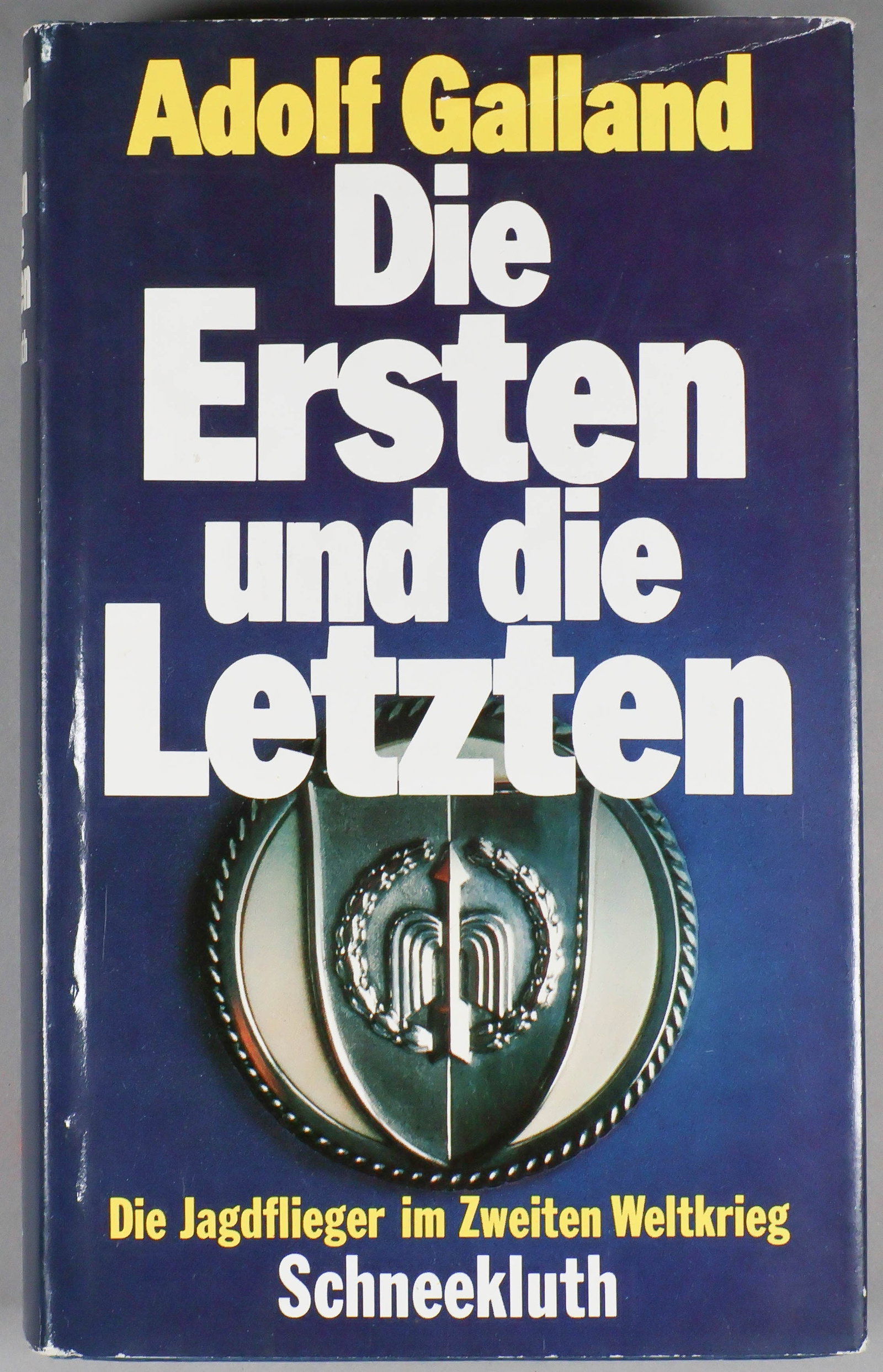 ADOLF GALLAND: (1911 - 1994) German fighter ace of World War II and general of fighters. His signed book ‘Die Esten und die Letzten: Die Jadgerflieger im Zweiten Weltfrieg’ (‘The First and the