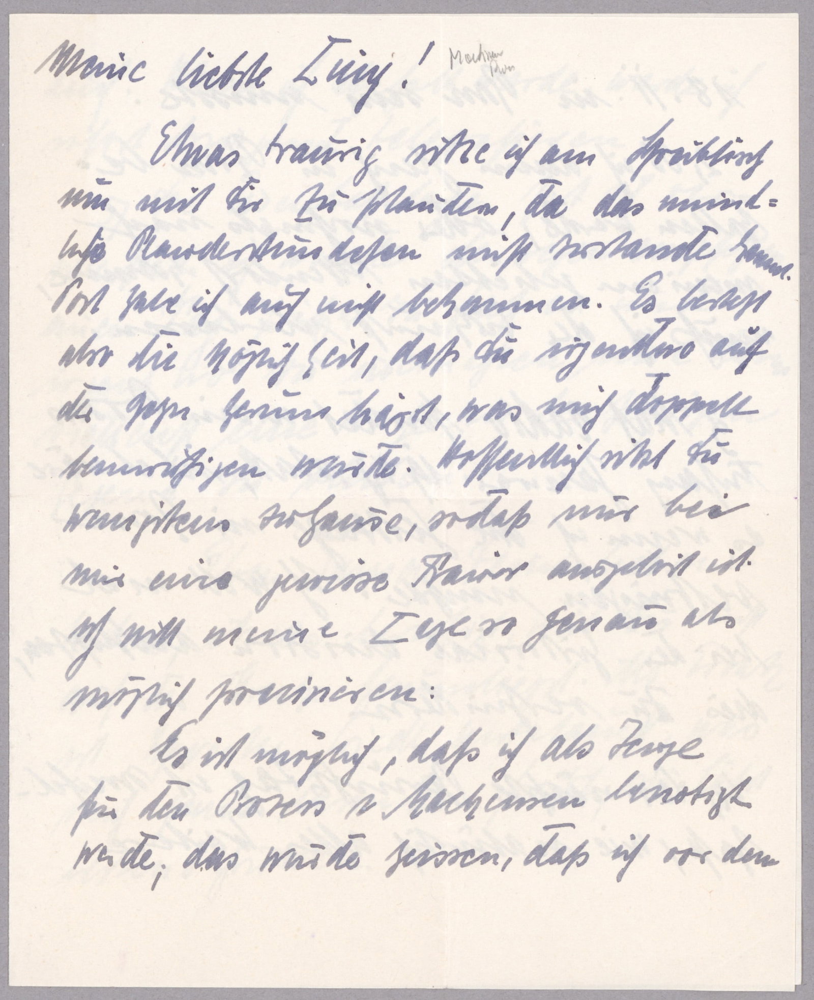 ALBERT KESSELRING: (1885 - 1960) Field Marshal in the Luftwaffe and at Nuremburg was tried for war crimes. Death sentence commuted due to ill health. A.L.S. 2pp. 8vo., [n.p., n.d.], to his sister Lucy and most probably