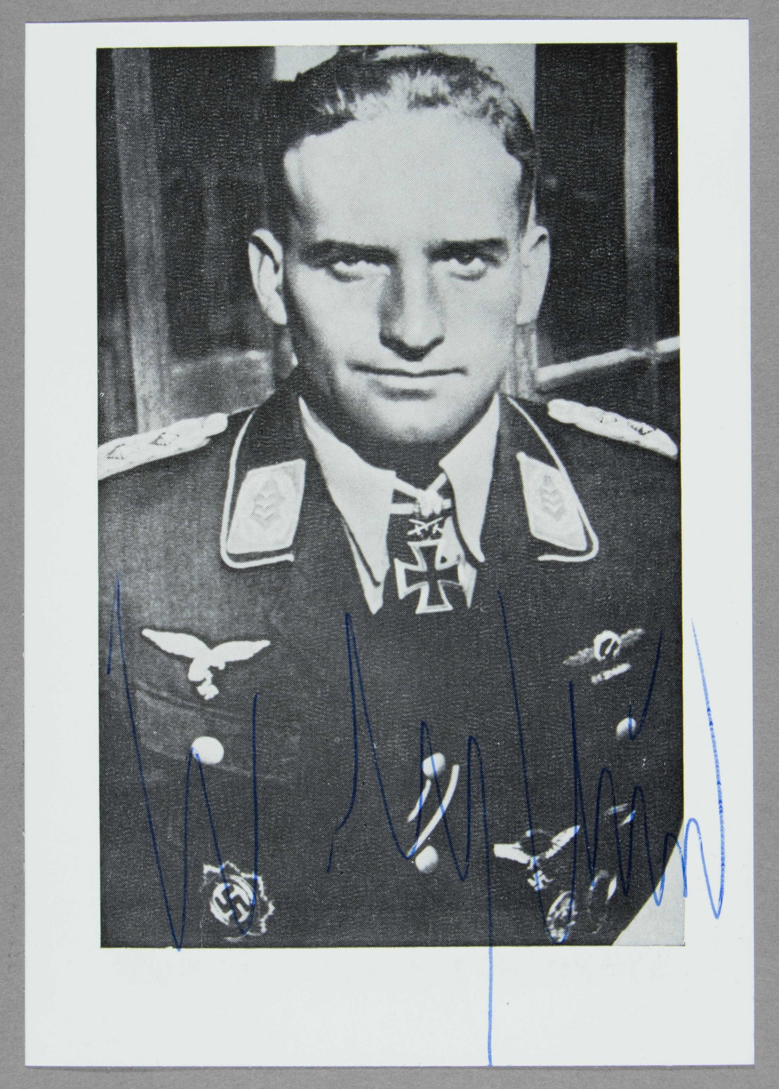 HANS ULRICH RUDEL: (1916 - 1982) Stuka dive-bomber pilot during World War II and the most decorated German pilot of the war. Also serving in the Hitler Youth, the RAD, and the Allgemeine-SS, as a flier he was one of