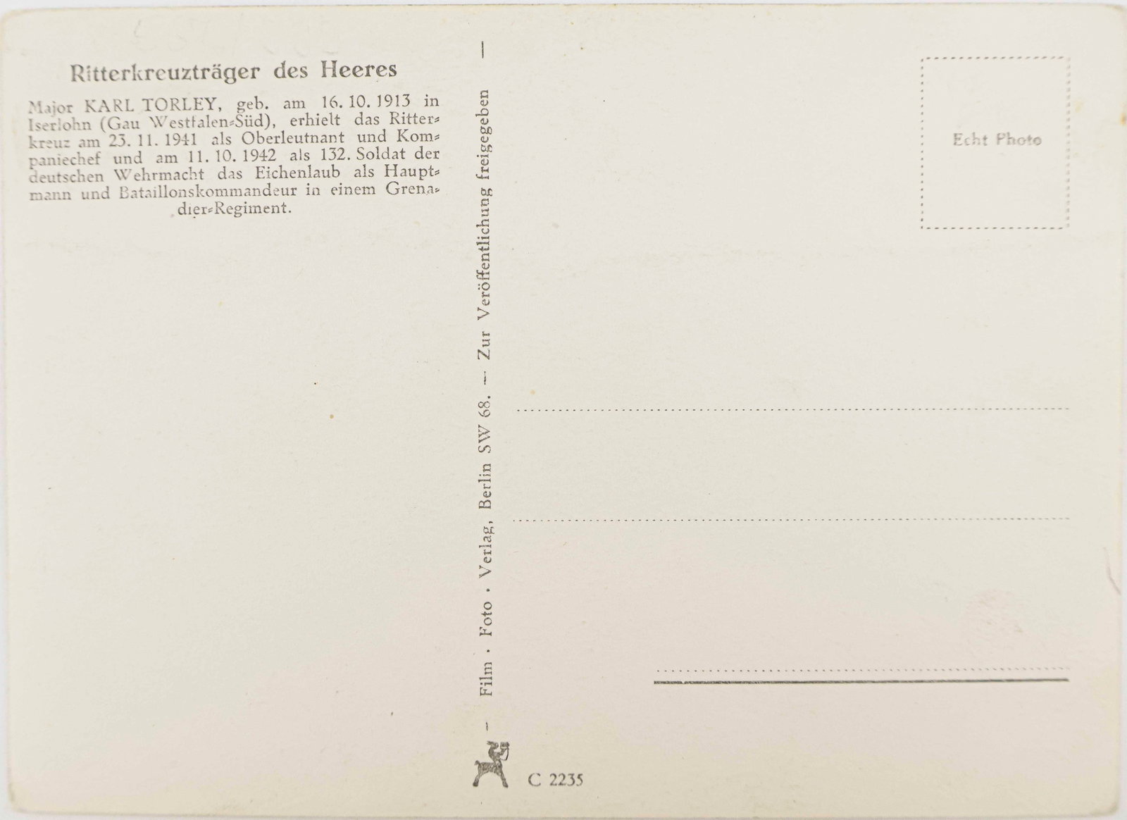 KARL TORLEY - 2