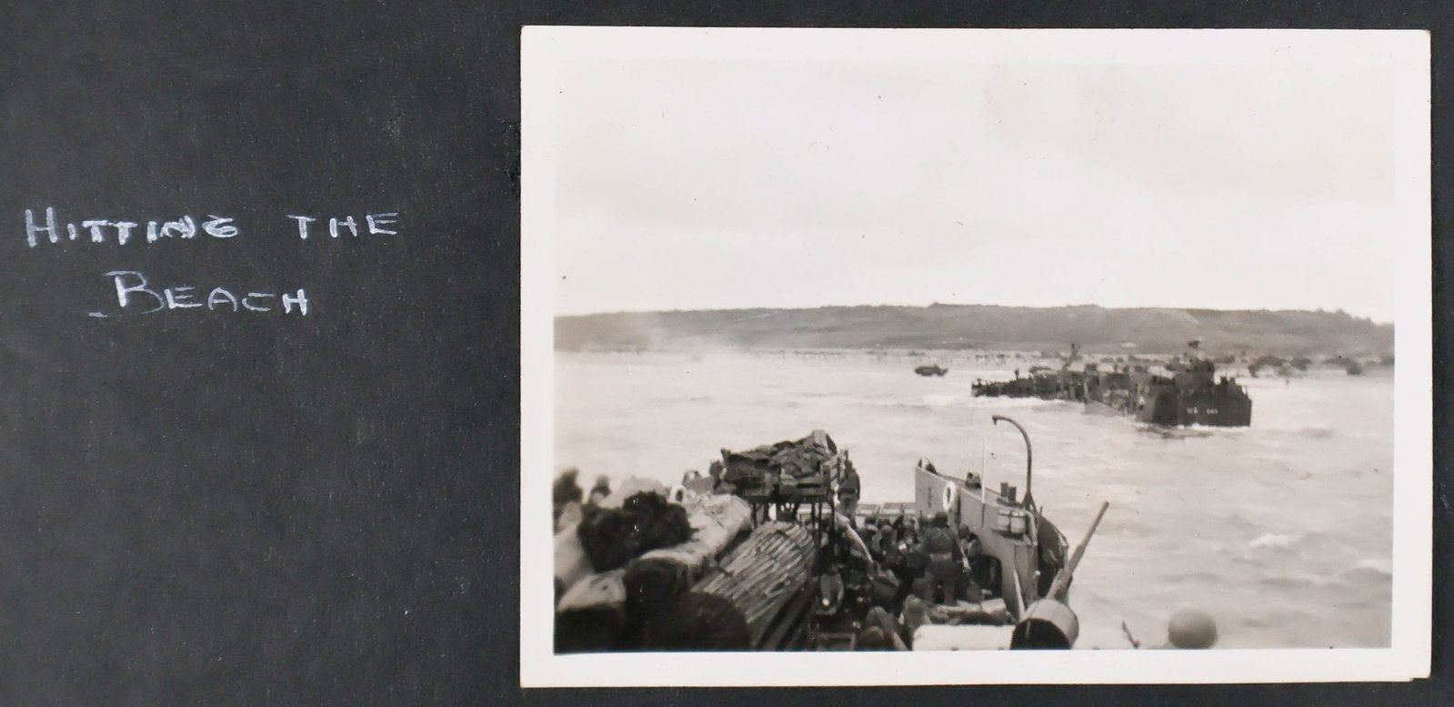 ORIGINAL PHOTOGRAPHS OF THE D-DAY LANDINGS AT 'DOG GREEN', OMAHA BEACH (1 of 15)