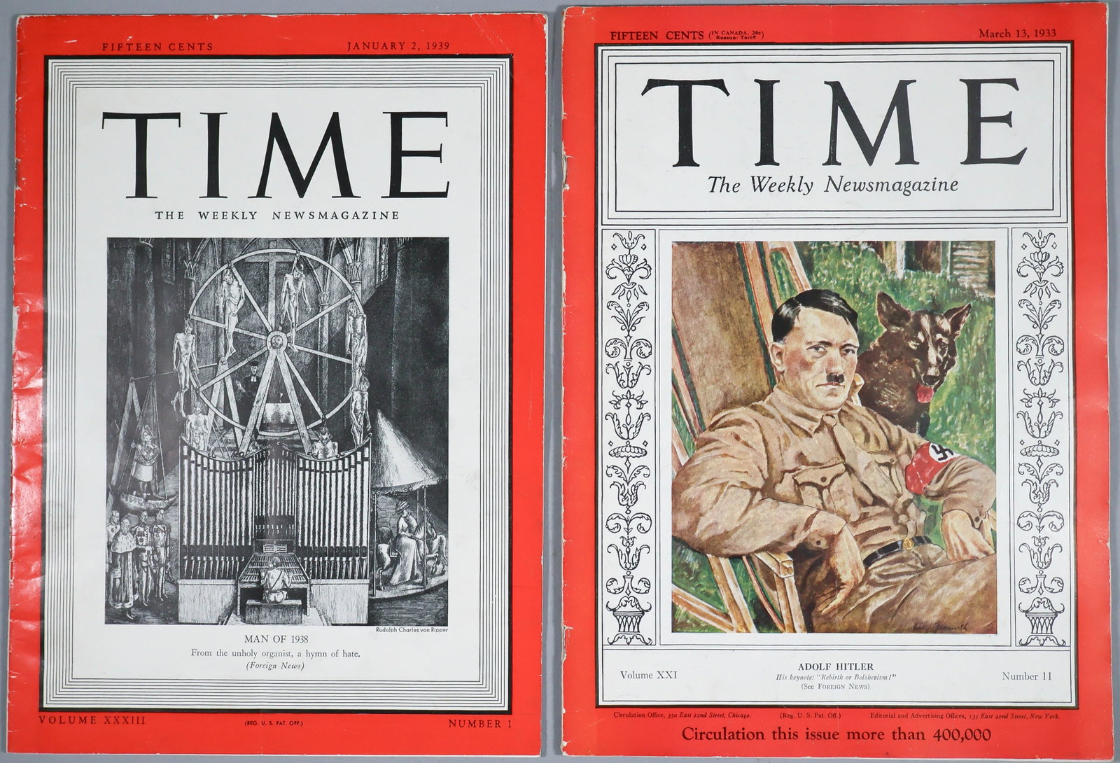 ADOLF HITLER IN TIME MAGAZINE (2) (1 of 1)