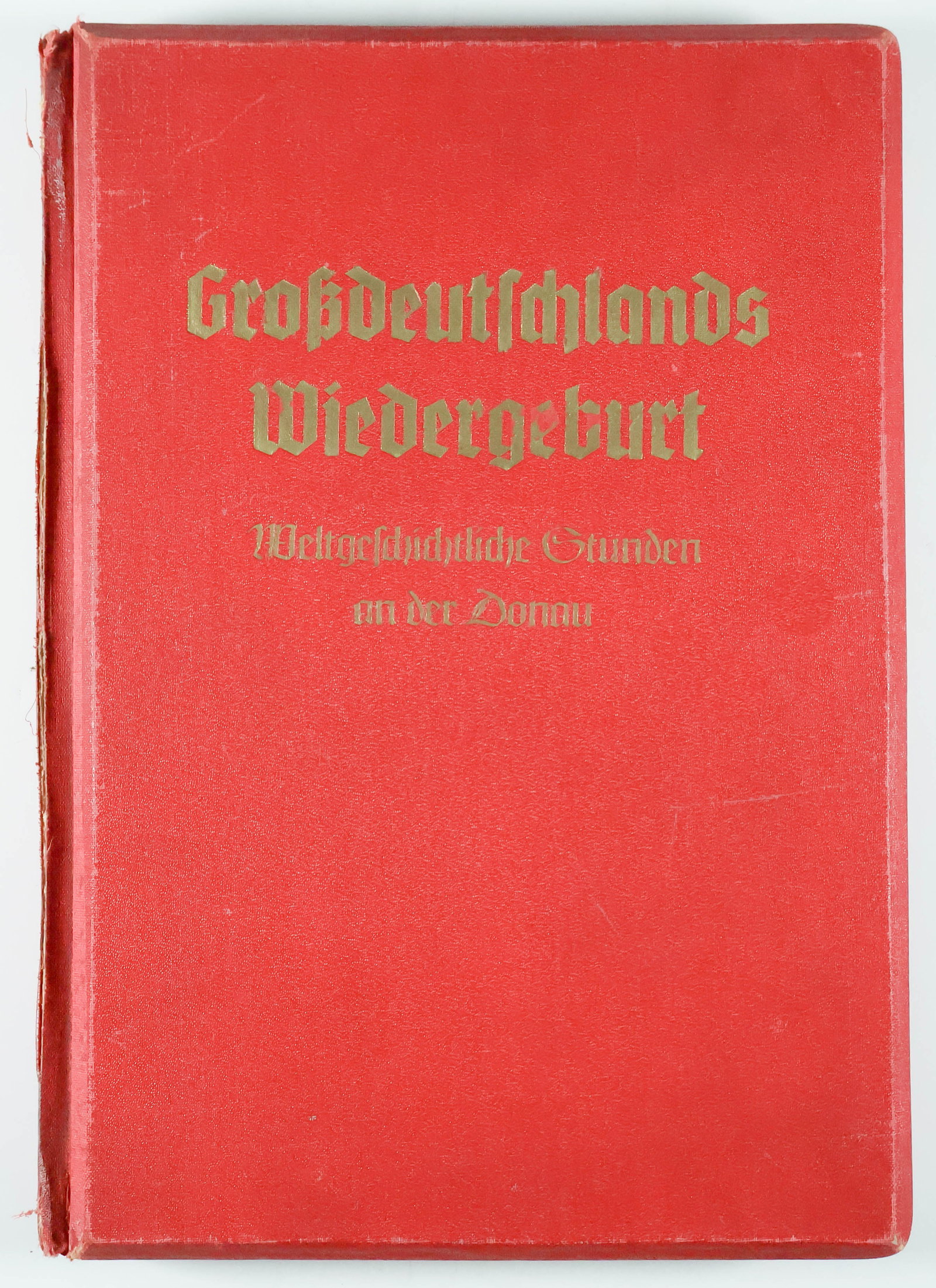 ‘GROSSDEUTSCHLANDS WIEDERGEBURT’ STEREOSCOPE ALBUM: Album of stereoscopic images, Title: ‘Greater Germany's Rebirth’, (Munich: Raumbild Verlag Otto Schoenstein), 88pp. 4to. with 100 stereo pictures (complete), with the collapsible
