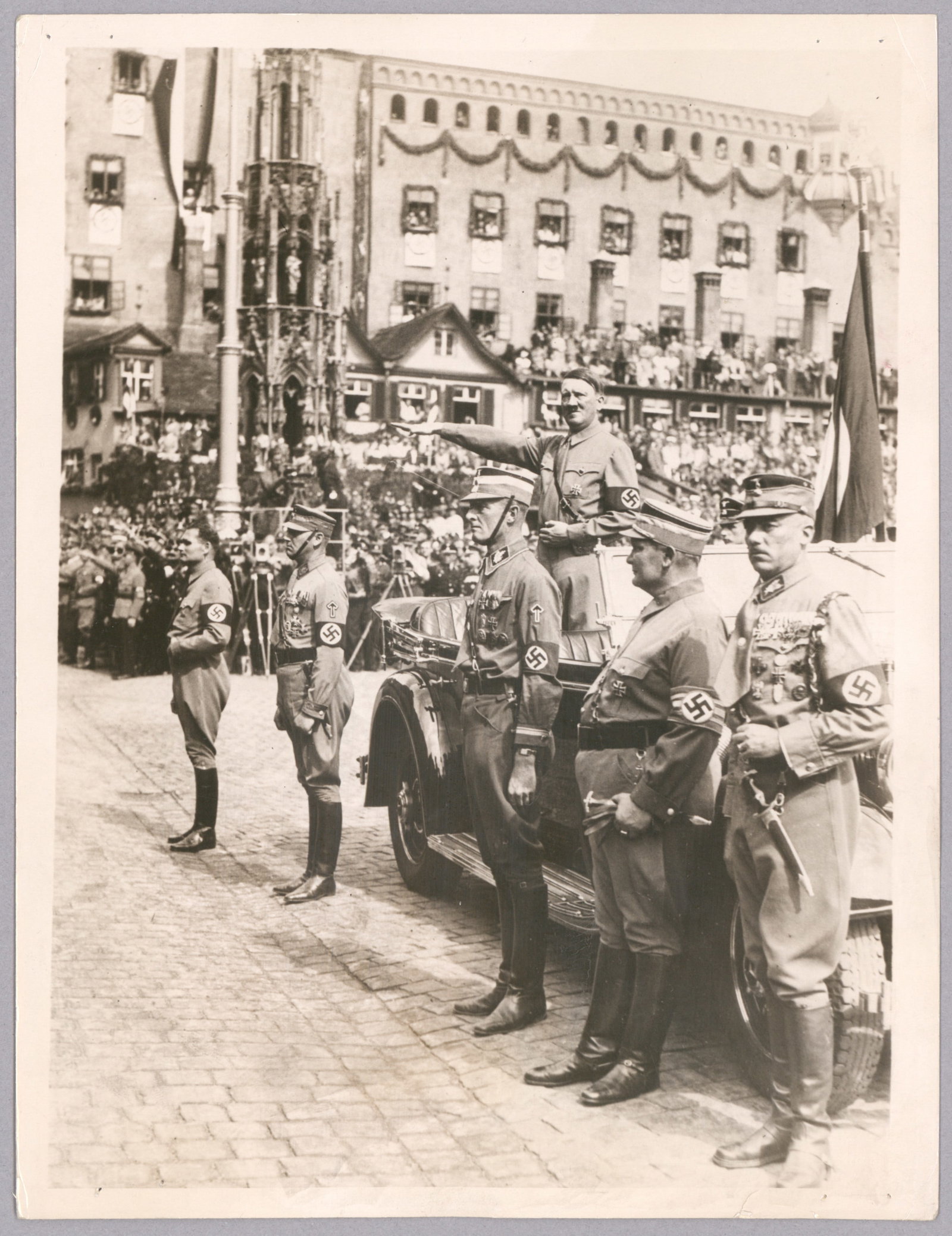 HITLER AT NUREMBERG, 1936 (1 of 2)