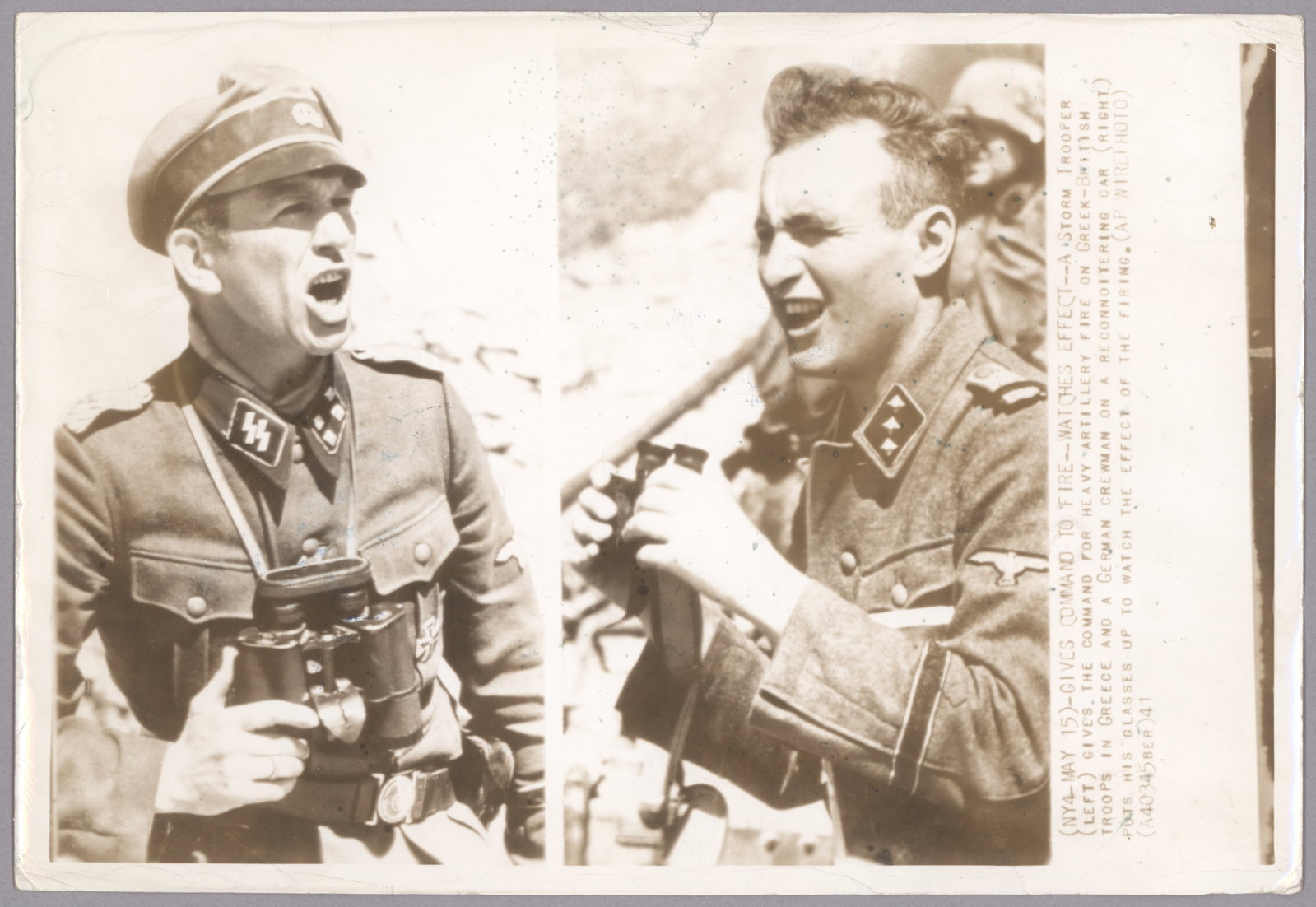 KURT 'PANZER' MEYER: (1910 - 1961) Waffen-SS officer who saw action in many major battles, including the invasion of France, Operation Barbarossa, and in Normandy. Awarded the Knights Cross with Oak Leaves and Swords. Tri