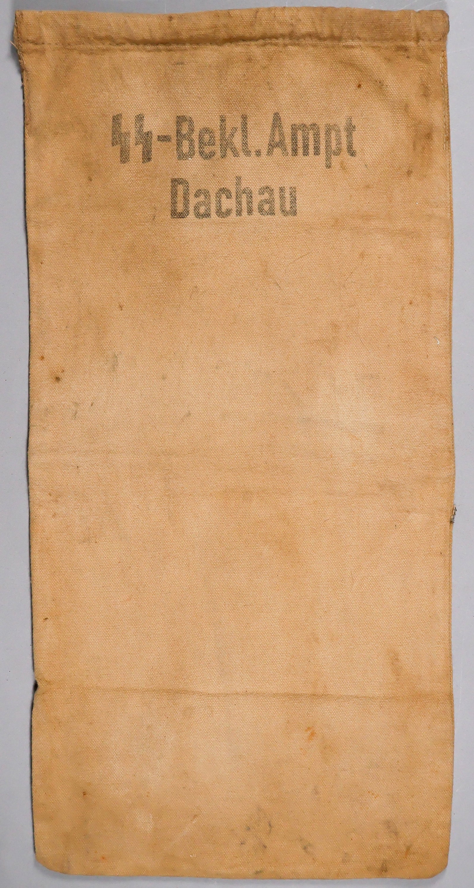 DACHAU CONCENTRATION CAMP SS PERSONAL EFFECTS BAG (1 of 6)
