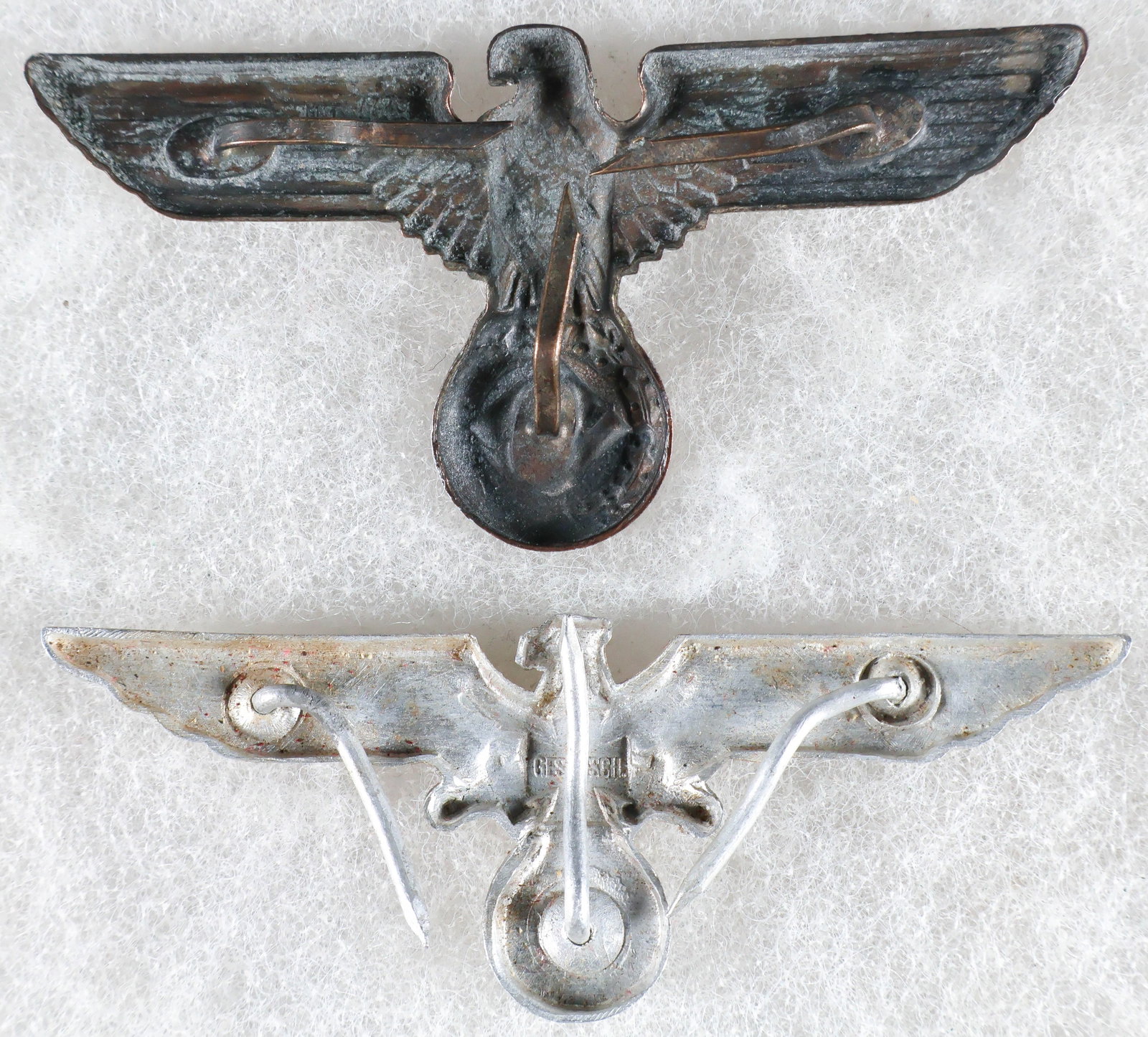 NSDAP AND KYFFHAUSERBUND VISOR CAP EAGLES - 2