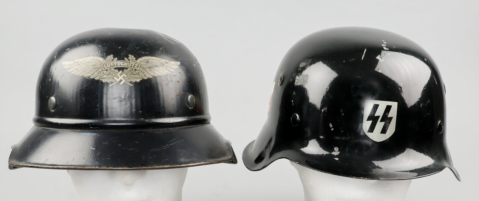 LUFTSCHUTZ "GLADIATOR"-TYPE HELMET AND M42 HELMET SHELL (1 of 13)
