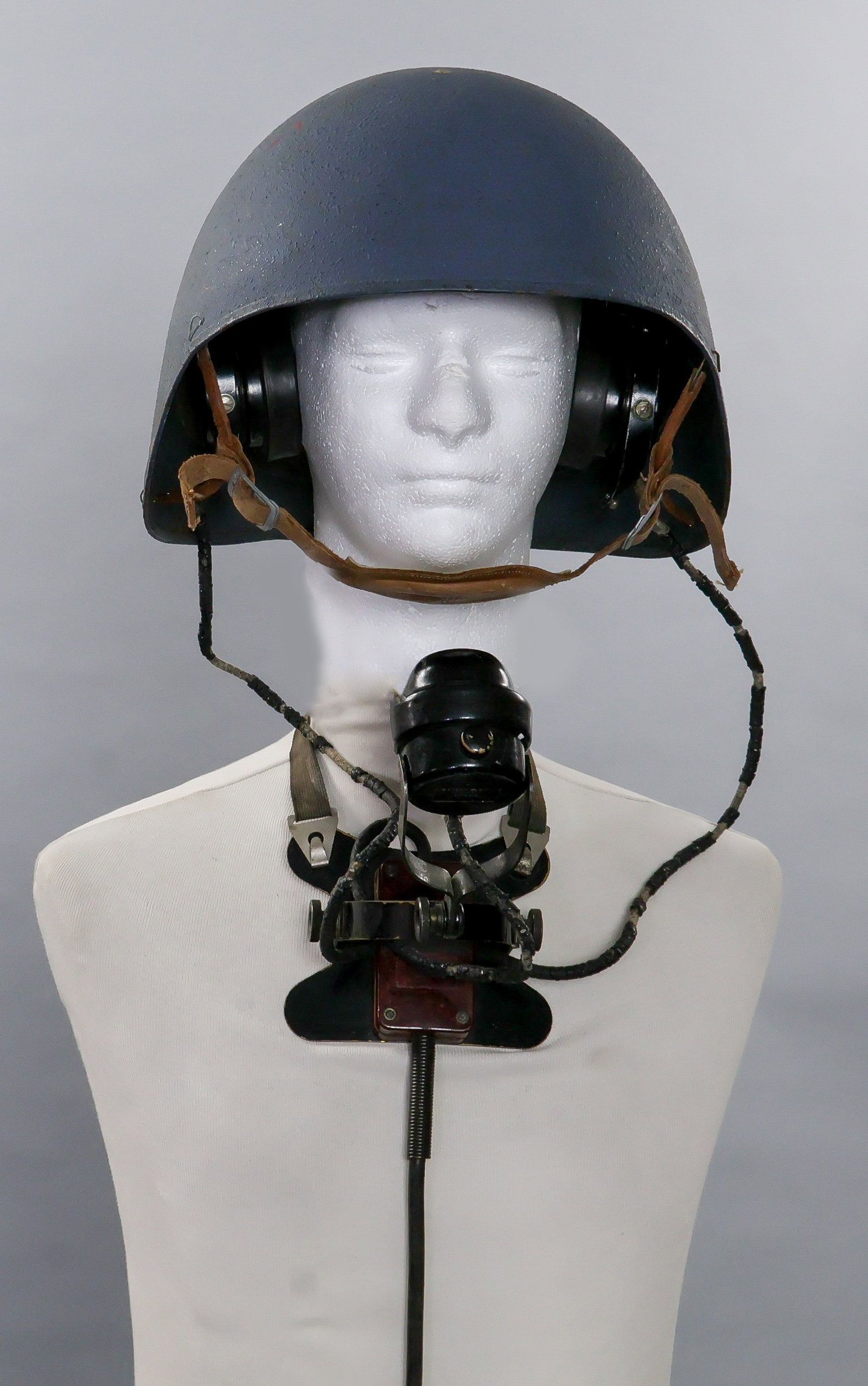 U.S. NAVY MARK II ‘TALKER’S’ HELMET, HEADPHONES AND TELEPHONE (1 of 15)