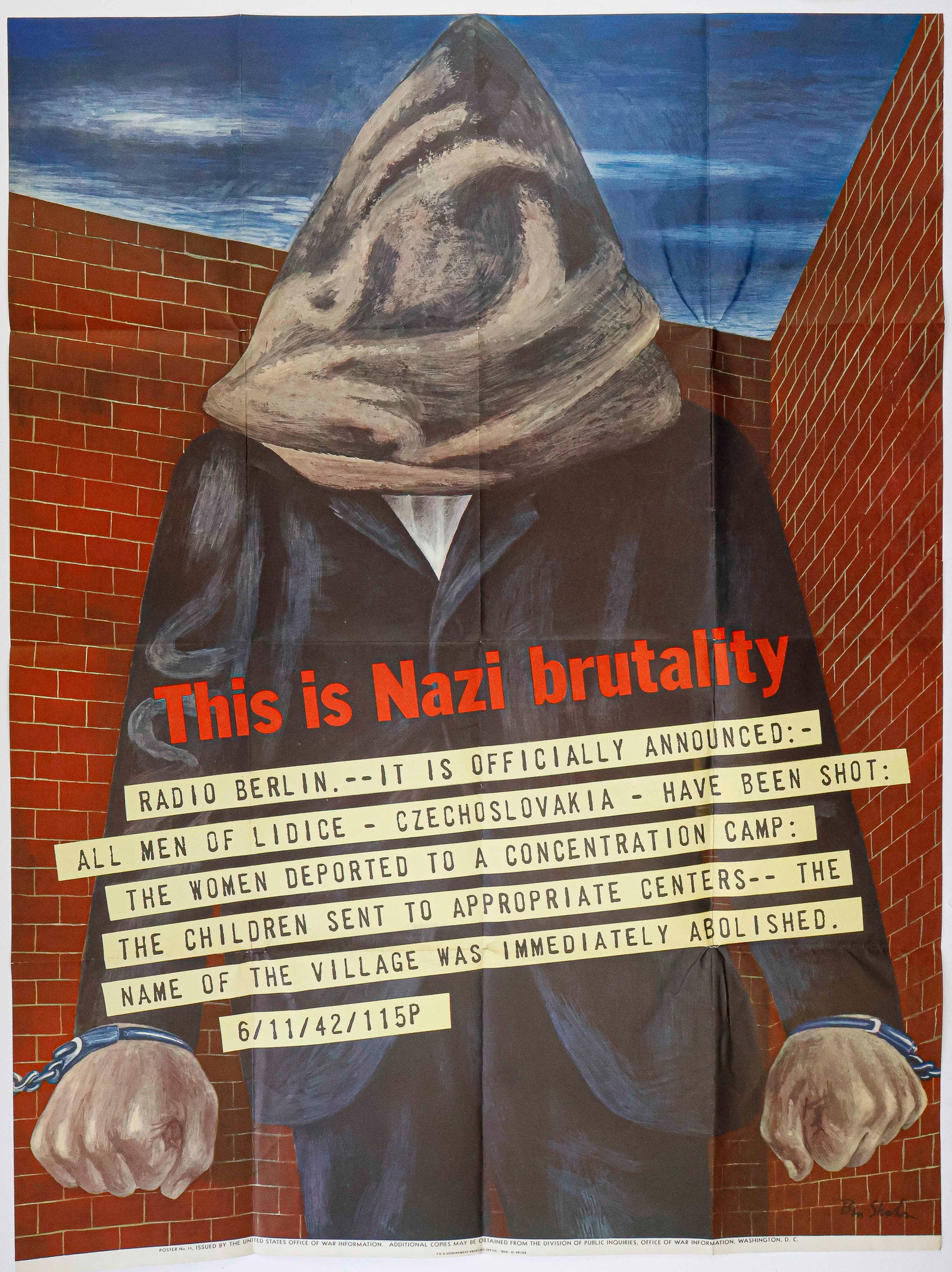 AMERICAN ANTI-NAZI POSTER (1 of 1)