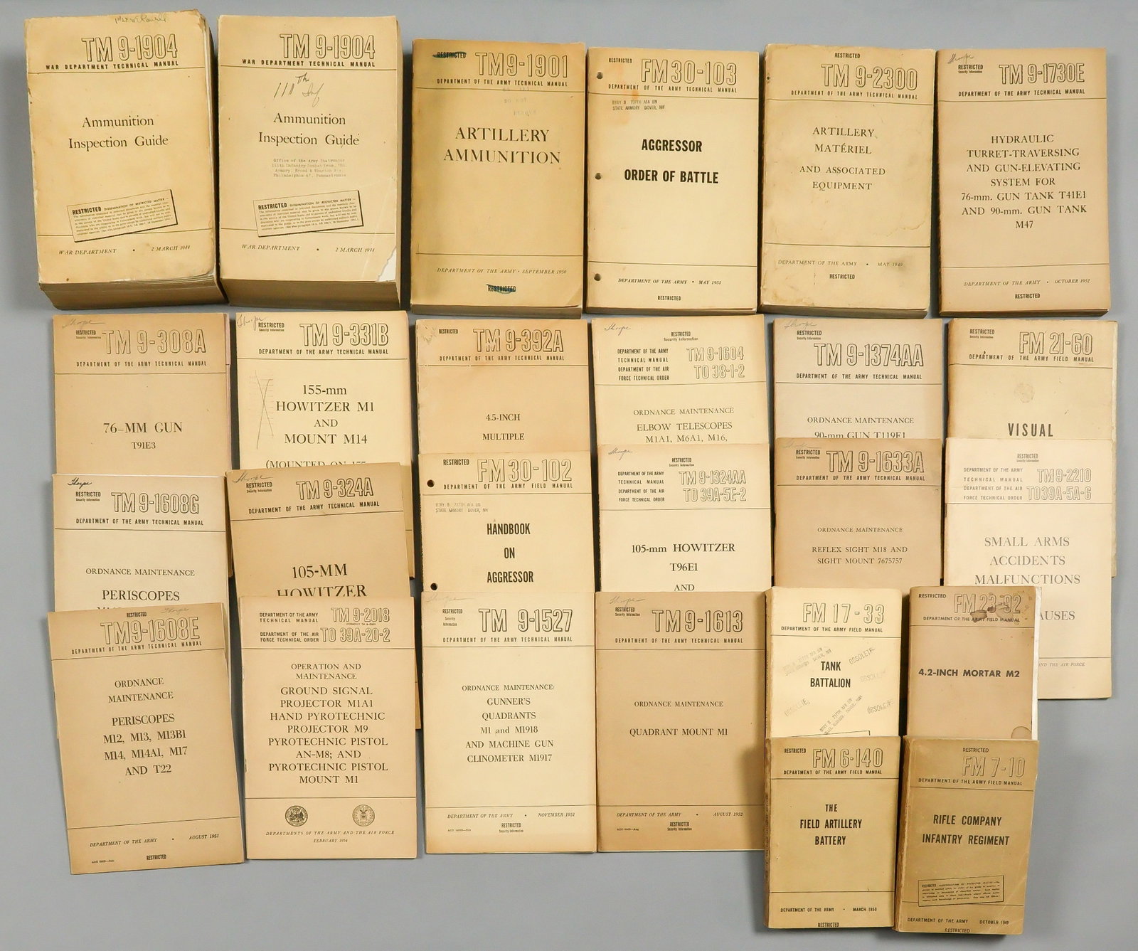 ARMY FIELD MANUALS (24) (1 of 1)