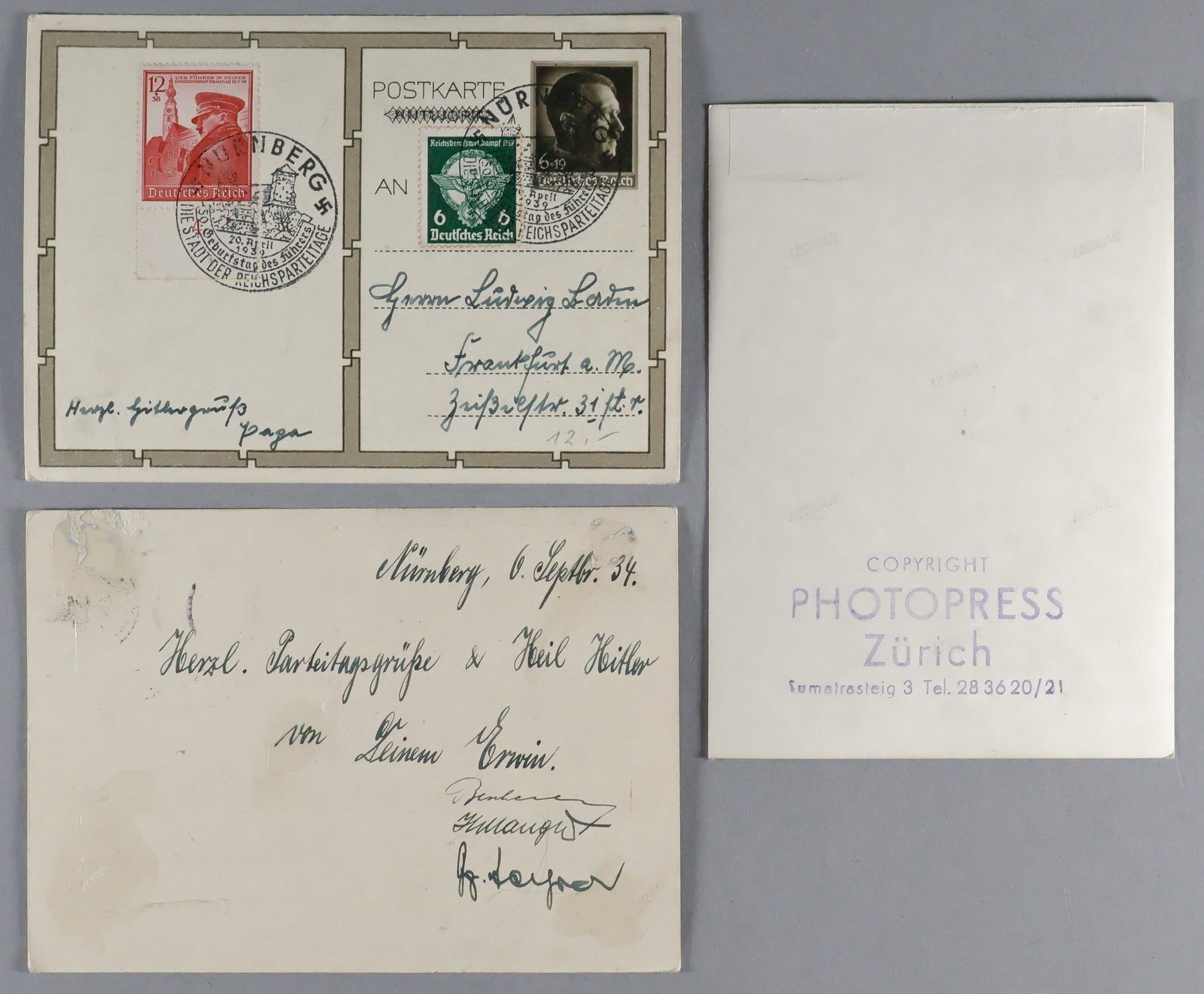 THIRD REICH POSTCARDS (7) - 2