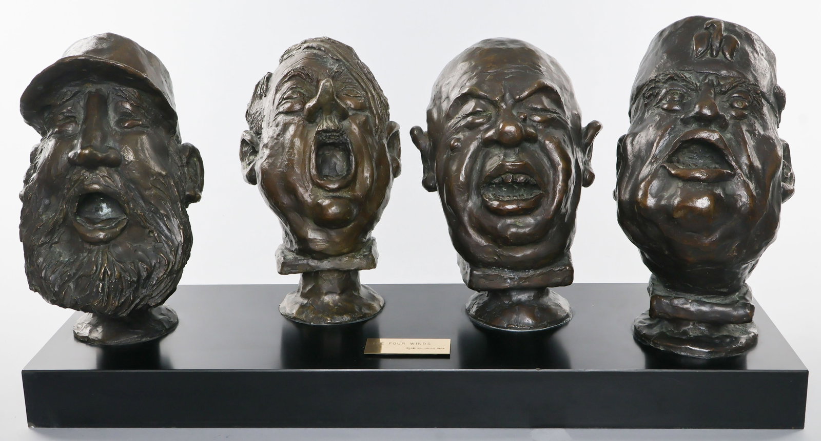 RUBE GOLDBERG'S BRONZE 'THE FOUR WINDS' (1 of 7)