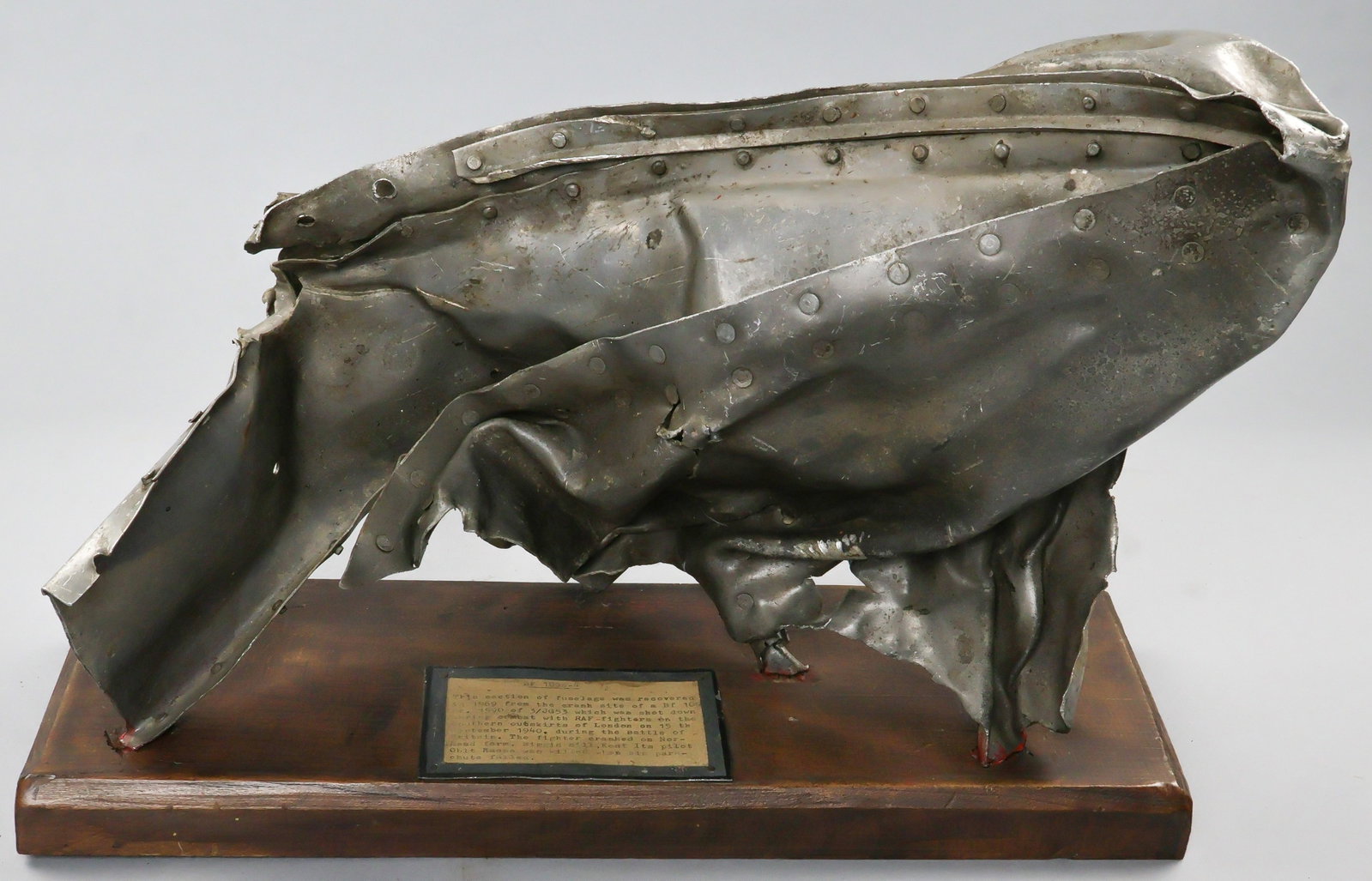 BATTLE OF BRITAIN BF-109 RELIC (1 of 8)