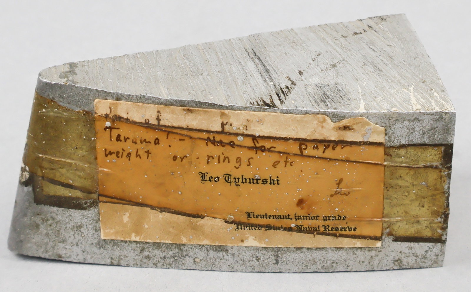 JAPANESE PROPELLER RELIC FROM TARAWA: Good relic from the hard-fought Battle of Tarawa, Nov. 20-23, 1943 between the United States and Japan on Tarawa Atoll in the Gilbert Islands. Nearly 6,400 Japanese, Koreans, and Americans died