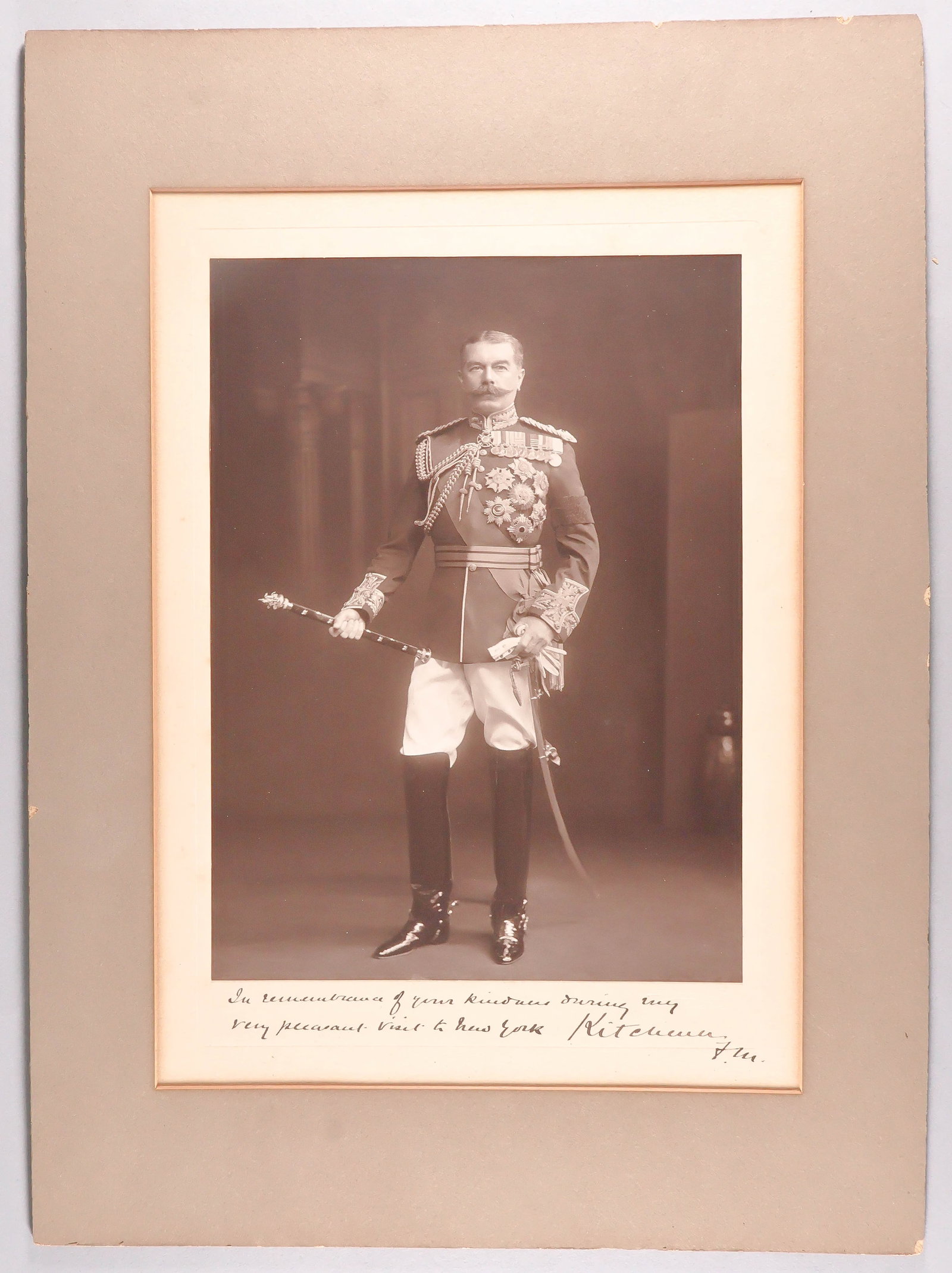 HORATIO HERBERT KITCHENER: (1850-1916) 1st Earl Kitchener, British field marshal and colonial administrator. Kitchener came to prominence for his imperial campaigns, his involvement in the Second Boer War, and his central role 