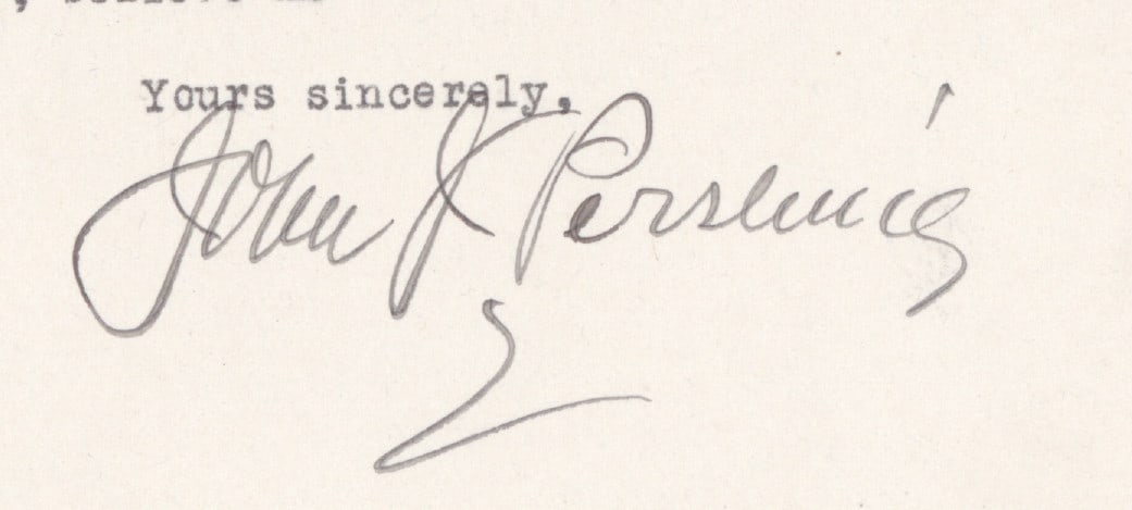 JOHN G. PERSHING - 2