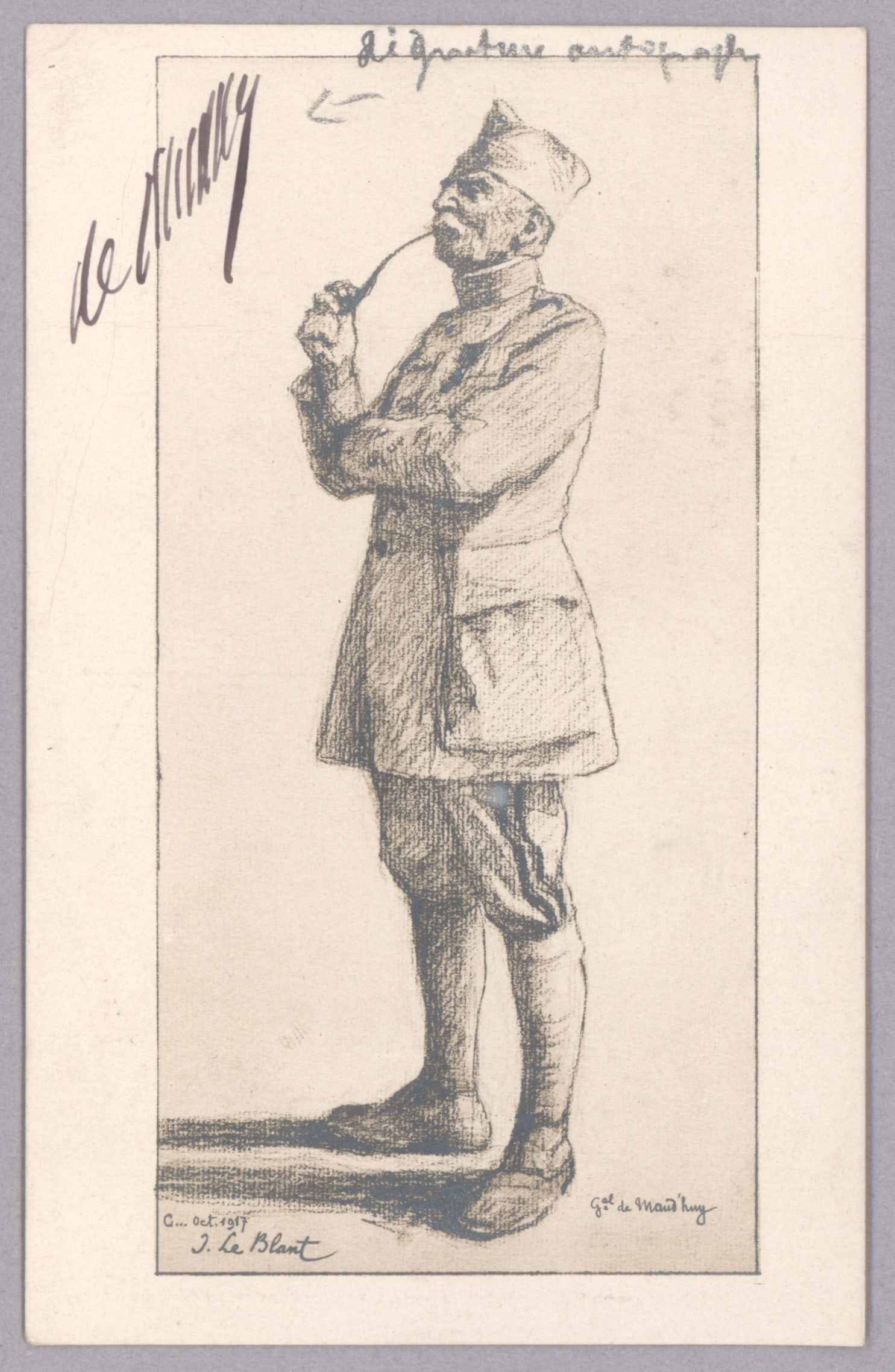 LOUIS DE MAUD’HUY: (1857-1921) French general during World War I, he commanded the X Corps and leading efforts during the Race to the Sea and Battle of Arras. Known for never losing a trench while commanding Ferdinand