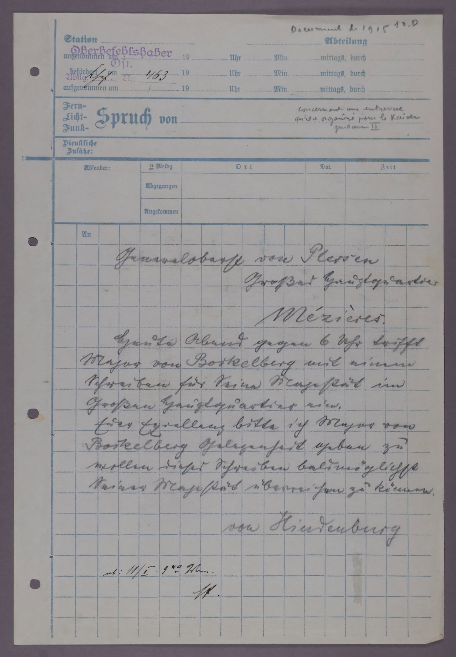 PAUL VON HINDENBURG (1 of 2)