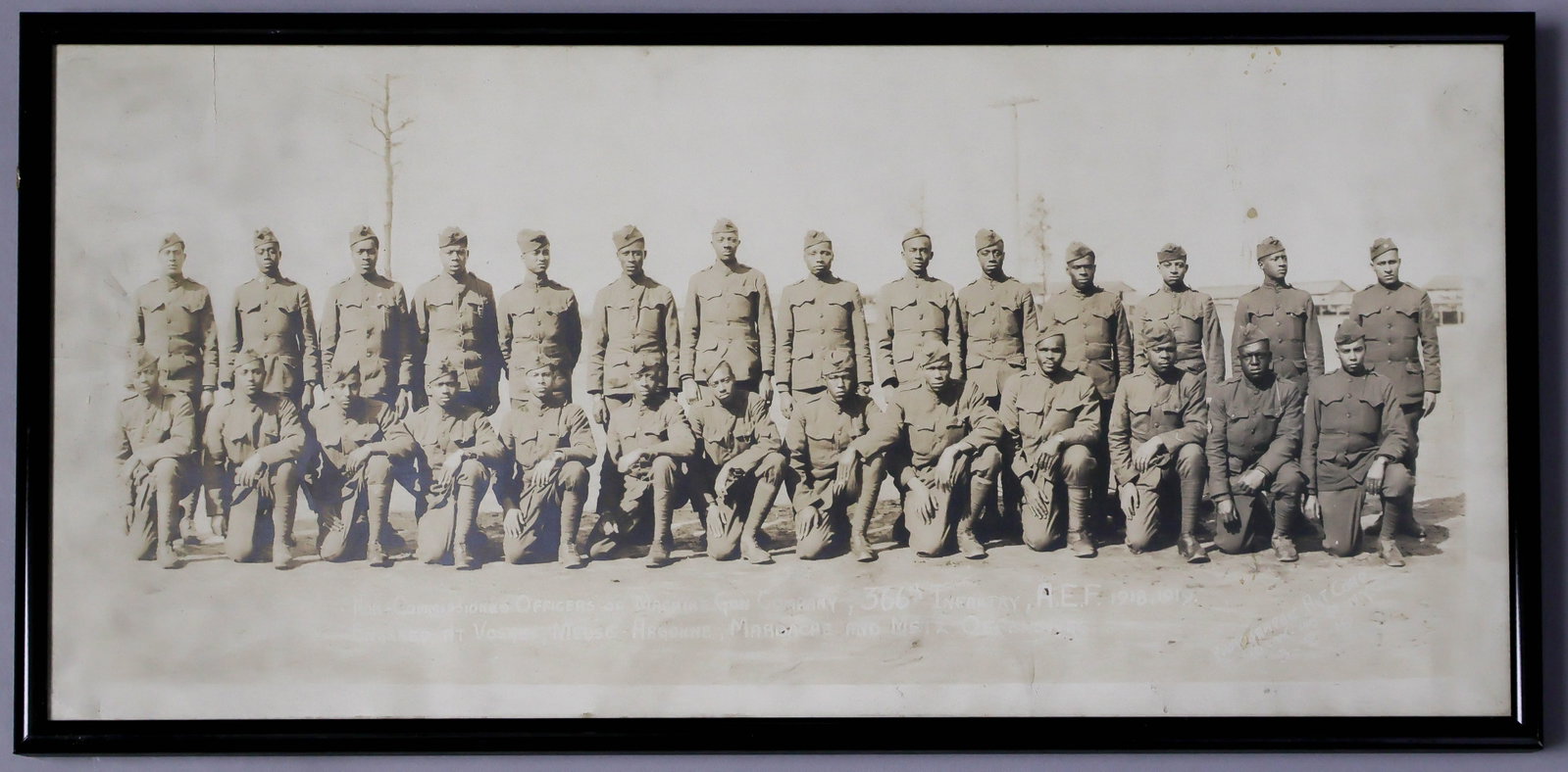 BLACK 366TH INFANTRY MACHINE GUN COMPANY PHOTOGRAPH (1 of 2)