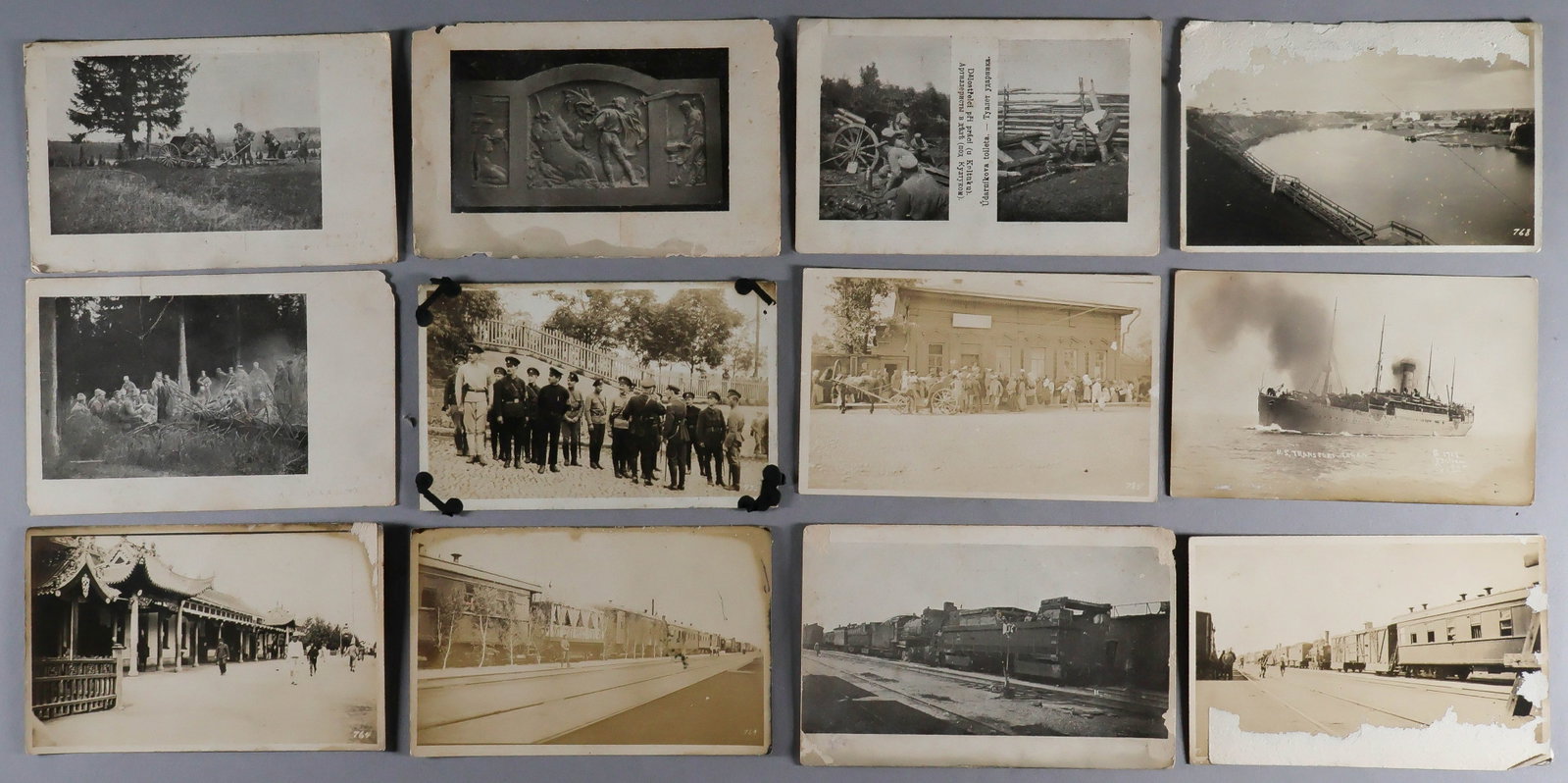 A.E.F. IN SIBERIA POSTCARD PHOTOGRAPHS (47) (1 of 4)