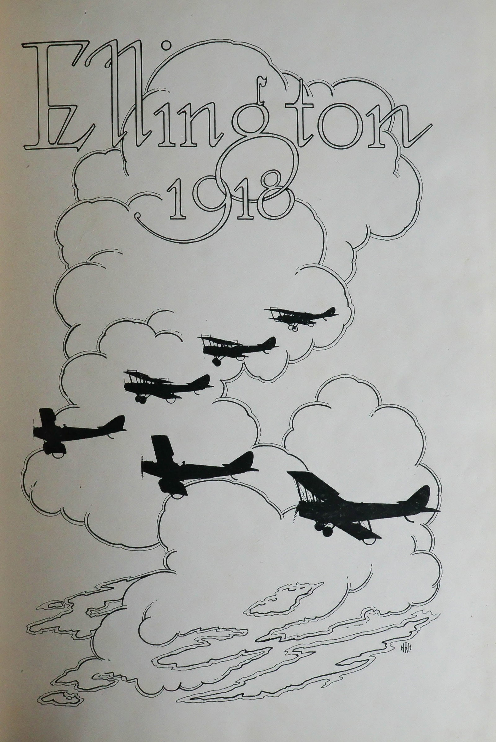 ELLINGTON AIRFIELD 1918 STUDENT JOURNAL (1 of 20)