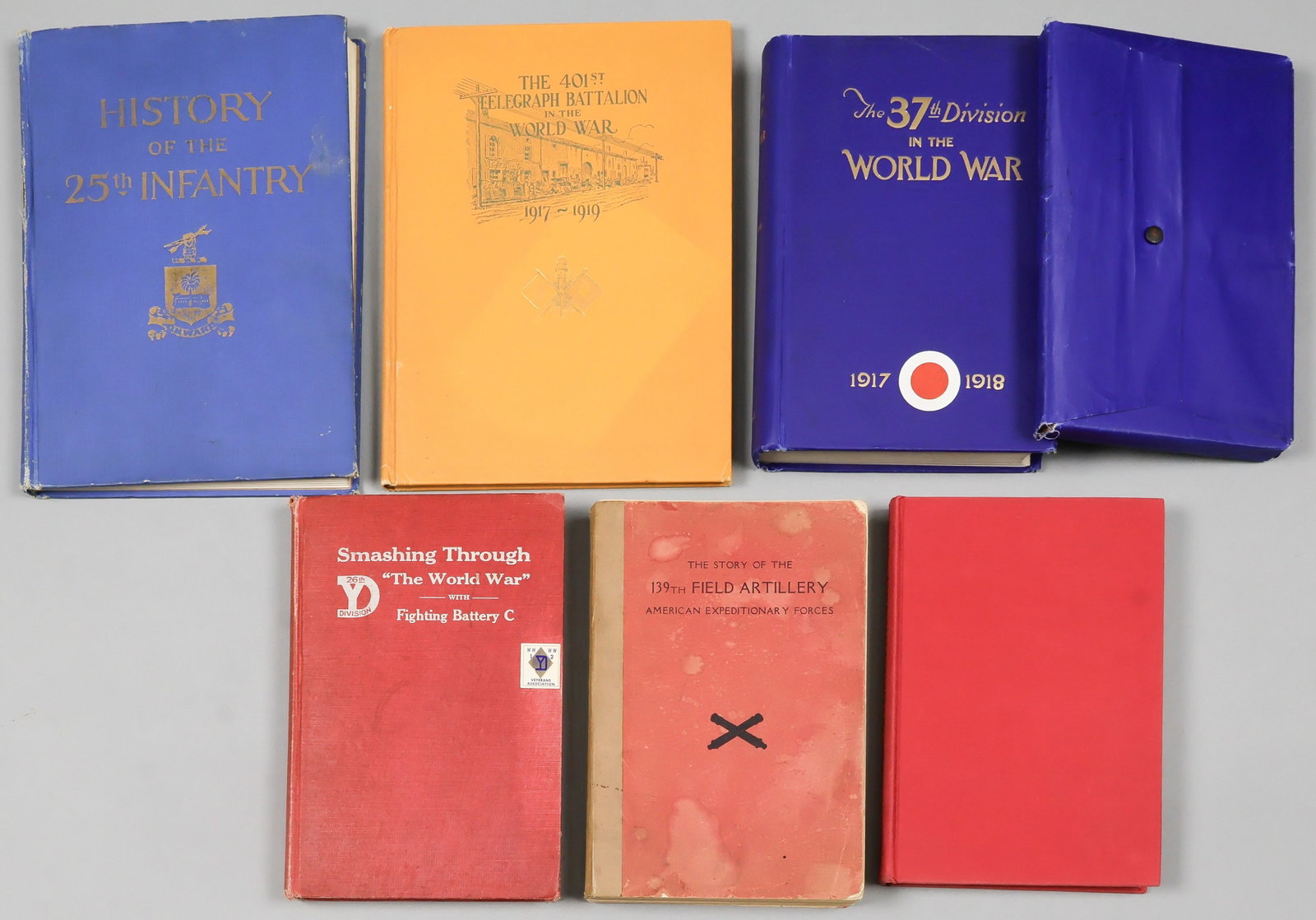 AMERICAN WORLD WAR I UNIT HISTORIES AND RETROSPECTIVES (6) (1 of 17)