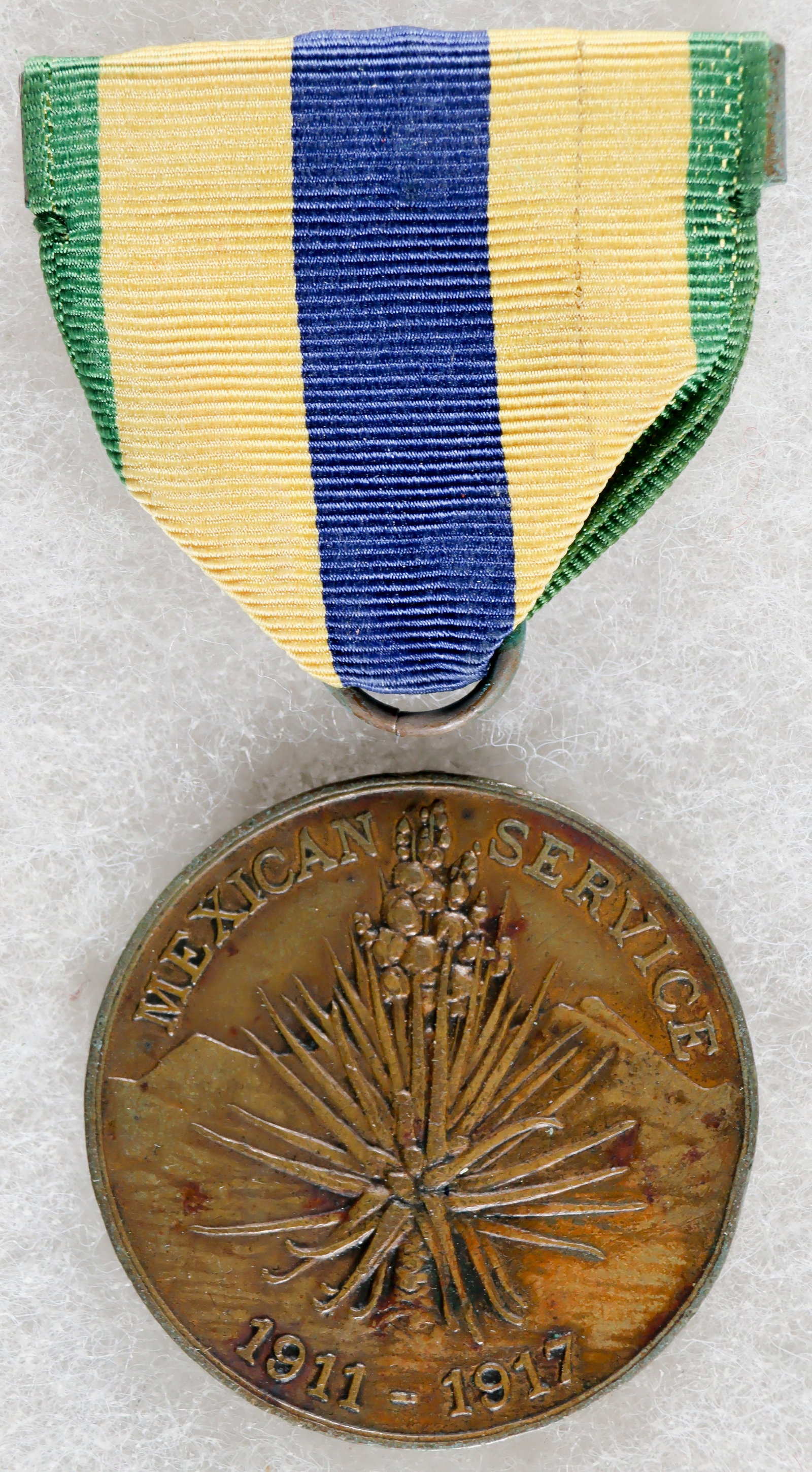 MEXICAN SERVICE MEDAL AWARDED TO A BLACK BUFFALO SOLDIER (1 of 3)