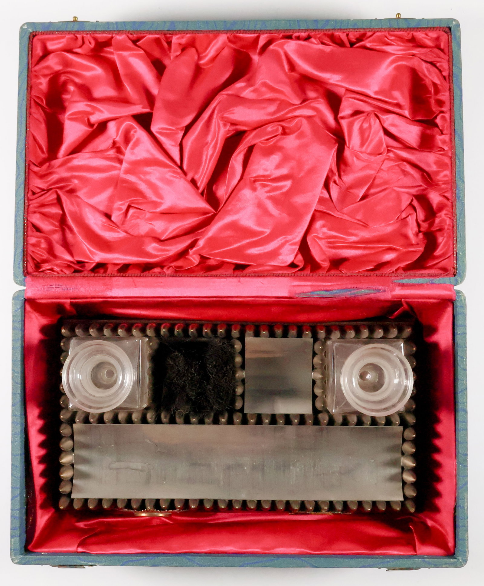 WORLD WAR I GERMAN OFFICERS FIELD INKWELL SET (1 of 8)